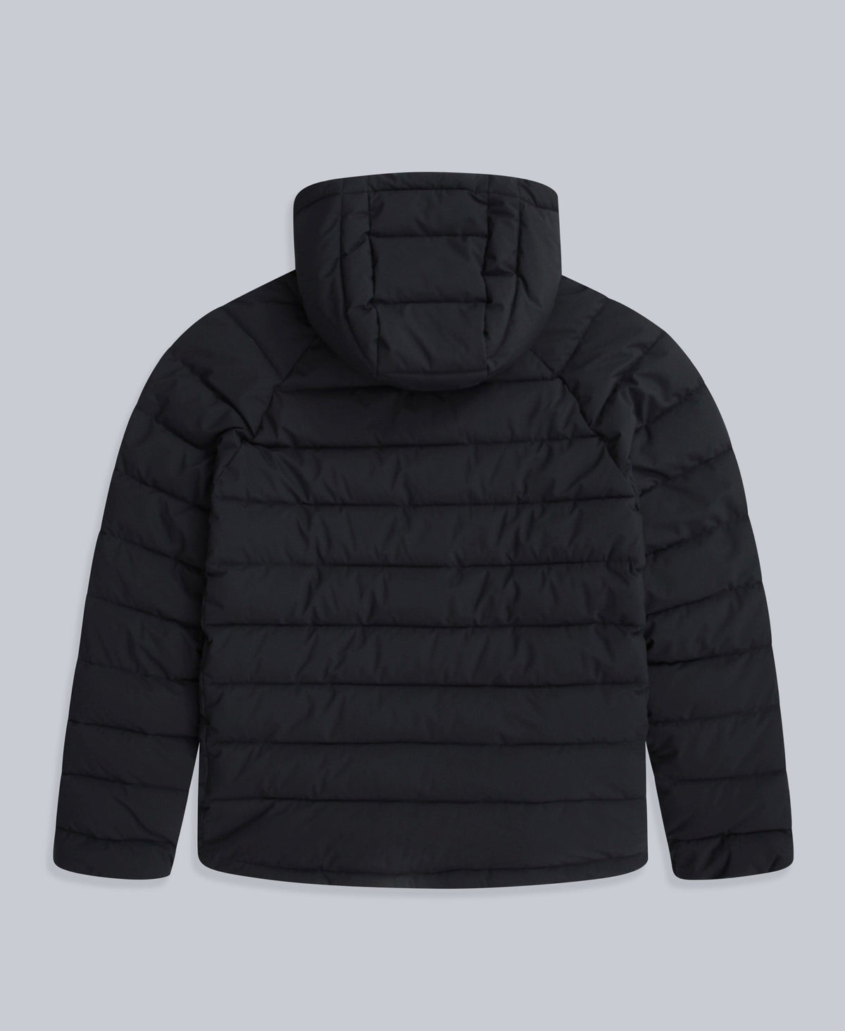 Light Cloud Mens Hooded Padded Jacket - Black