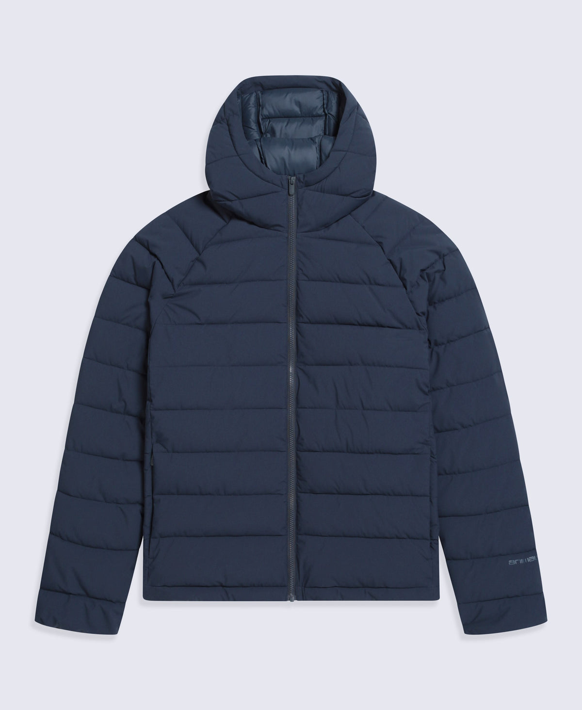 Light Cloud Mens Hooded Padded Jacket - Dark Blue