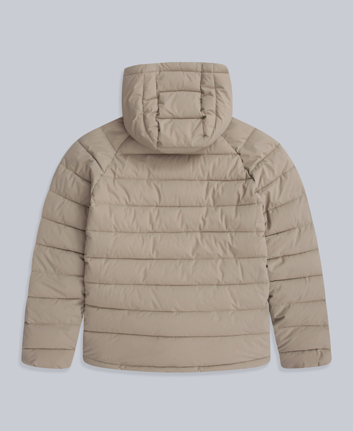 Light Cloud Mens Hooded Padded Jacket - Taupe