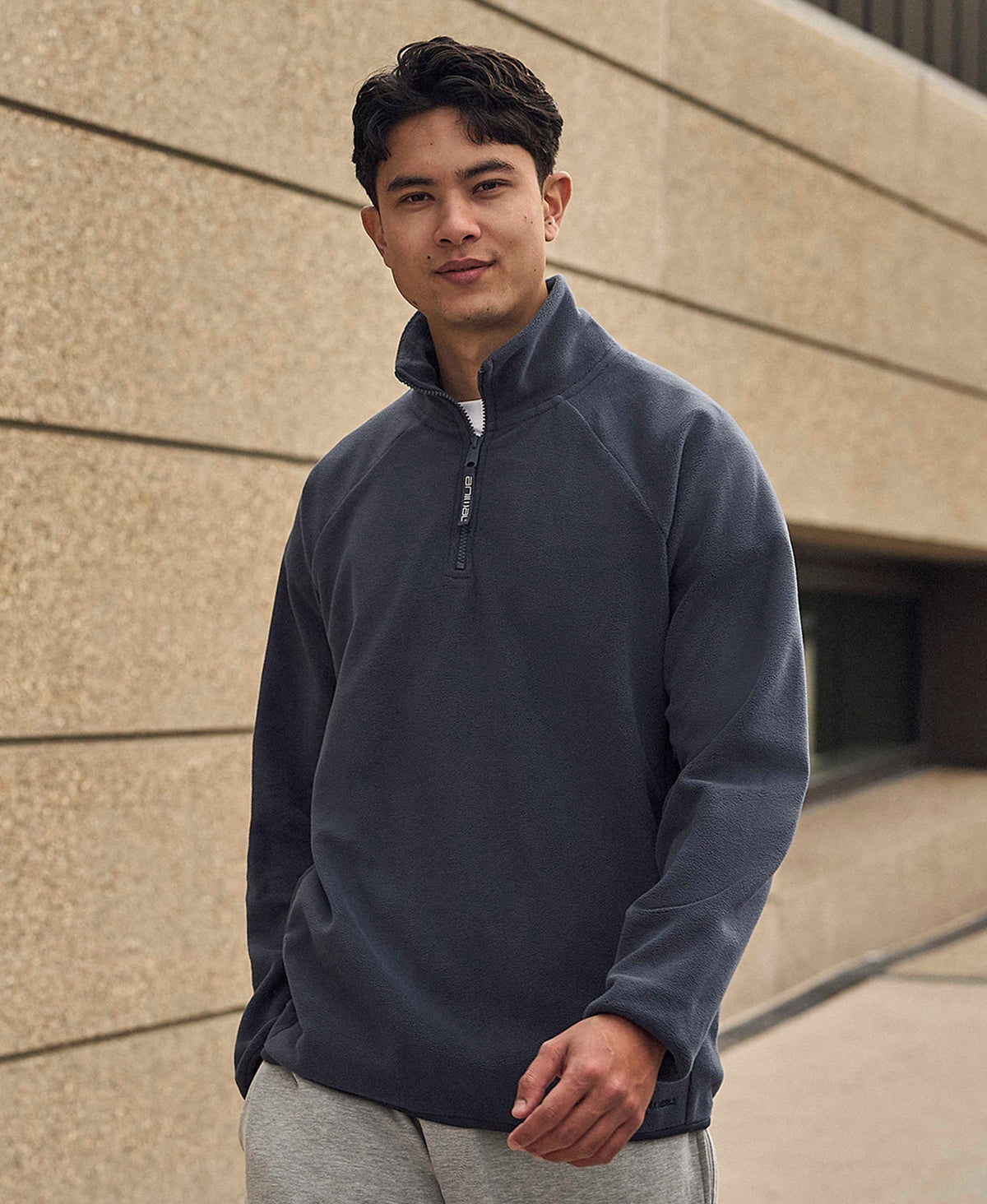 Stockholm Mens Half-Zip Fleece - Navy