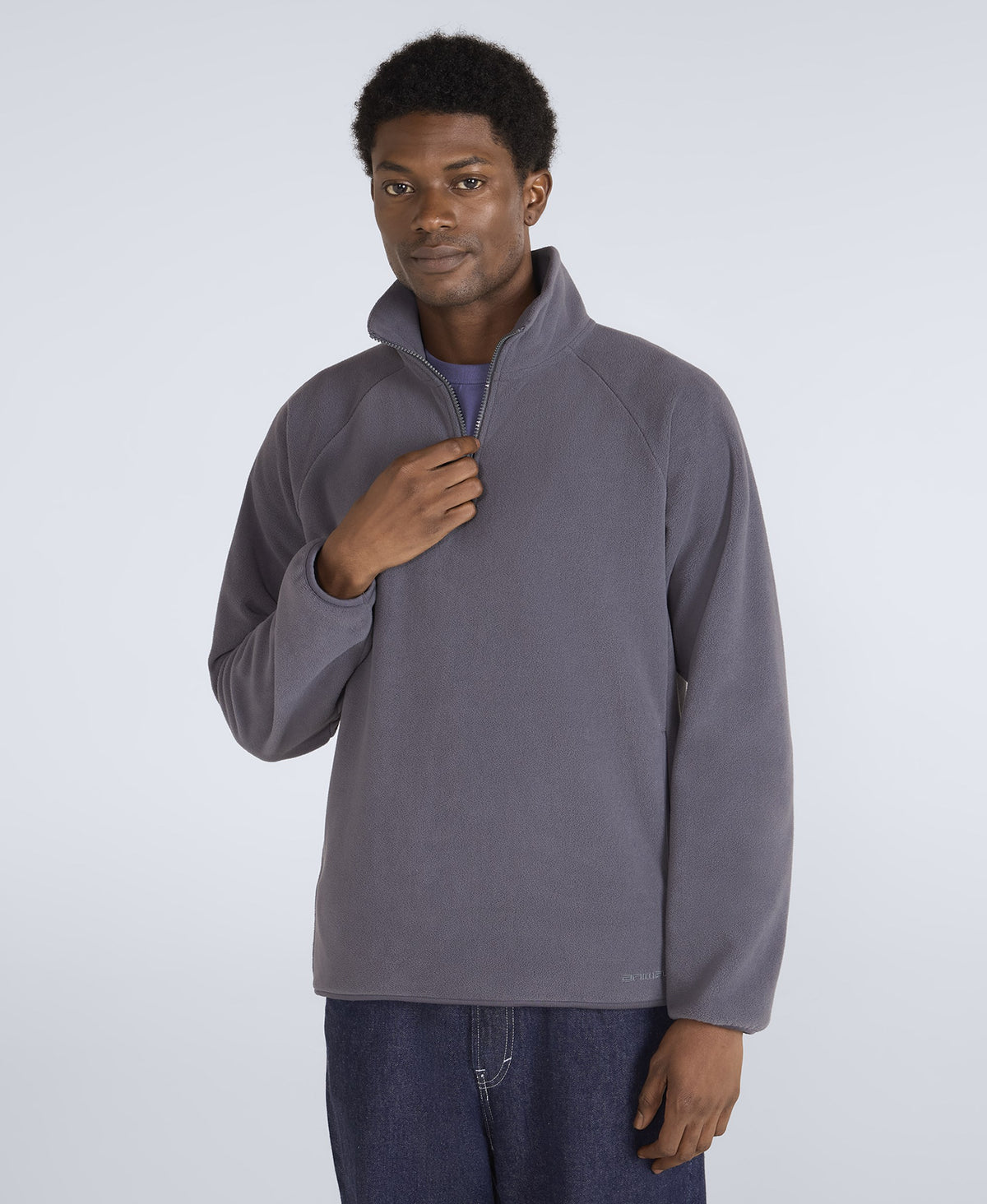 Stockholm Mens Half-Zip Fleece - Navy