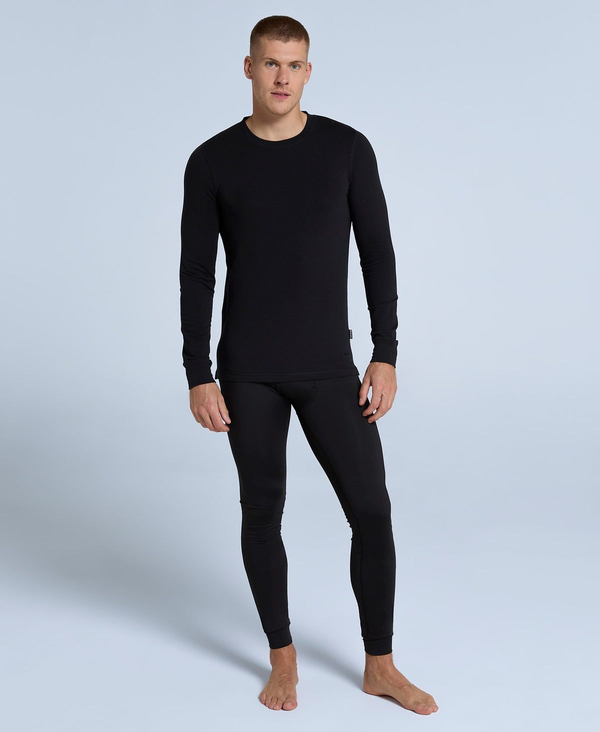 Blaze Mens Base Layer Top - Jet Black
