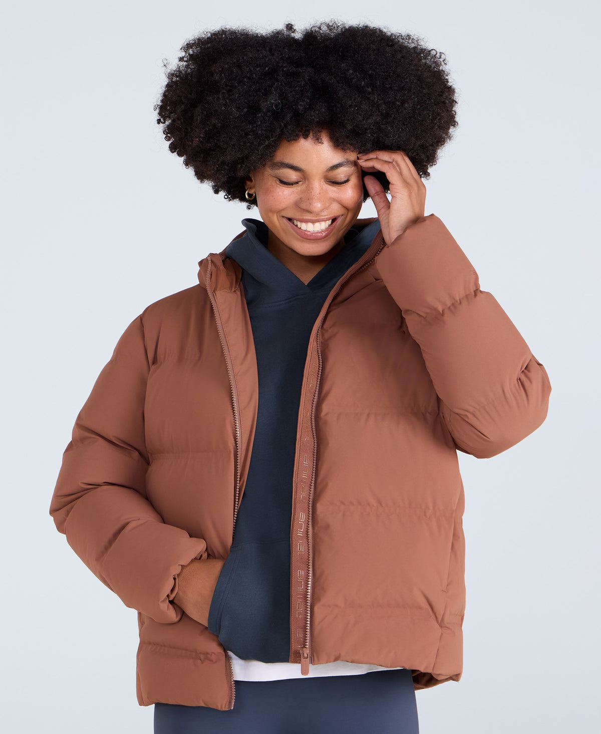 Cosi Cloud Womens Down Jacket - Rust