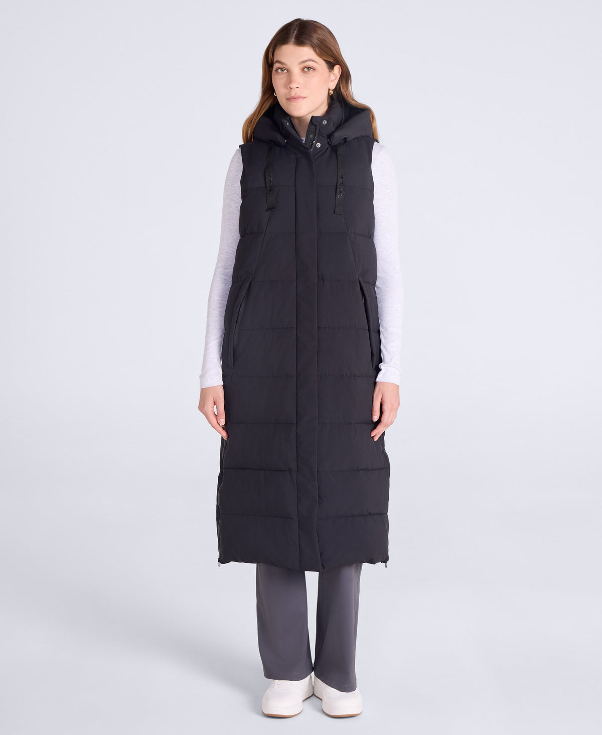 Comfort Cloud Womens Longline Gilet - Jet Black