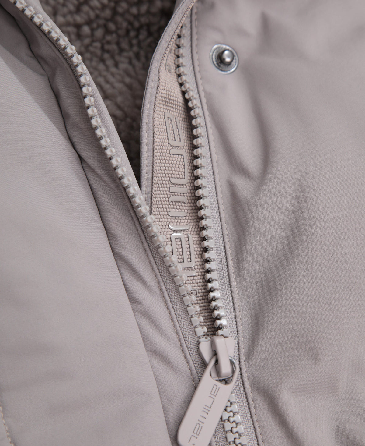 Cocoon Womens Borg Lined Padded Coat - Taupe