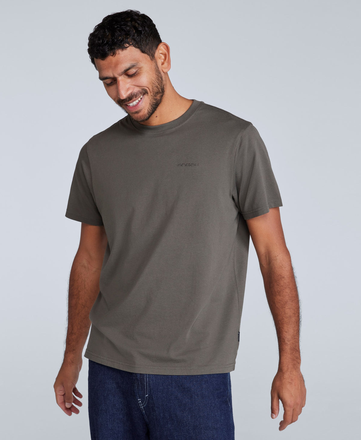 Icon Mens Logo T-Shirt - Dark Khaki