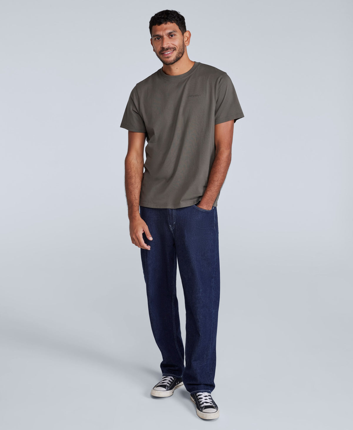 Icon Mens Logo T-Shirt - Dark Khaki