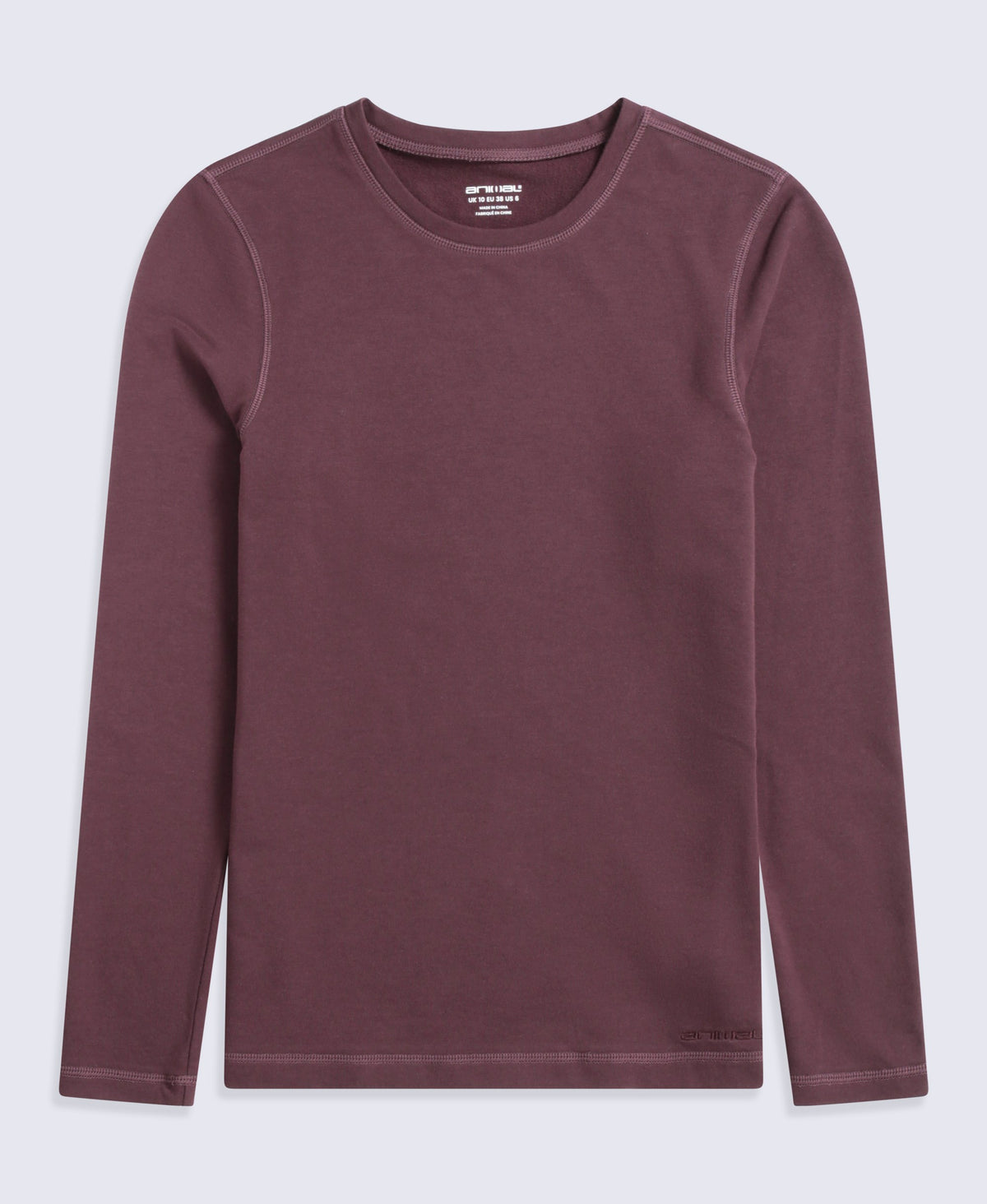 Blaze Womens Base Layer Top - Dark Burgundy