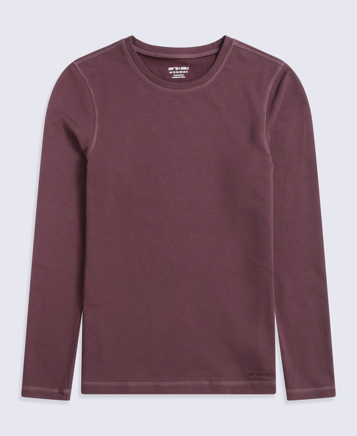 Blaze Womens Base Layer Top - Dark Burgundy