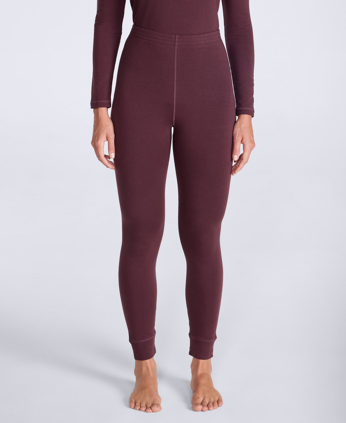 Blaze Womens Base Layer Pants - Dark Burgundy