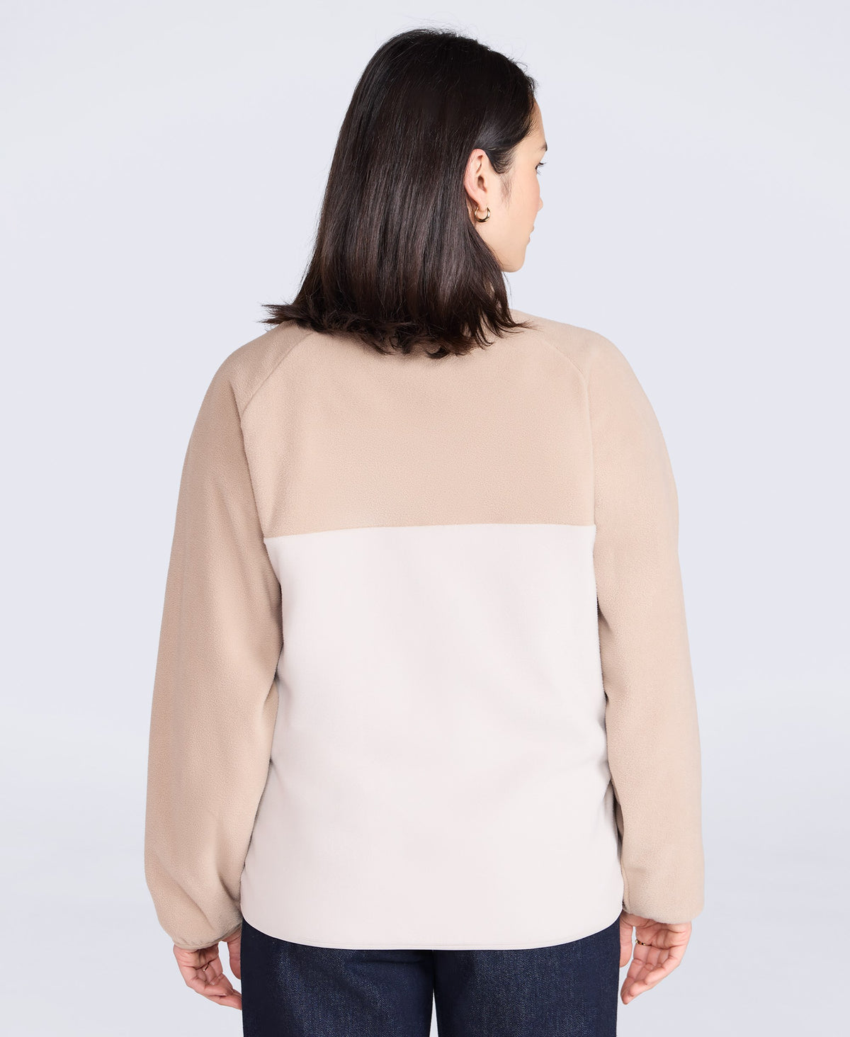 Stockholm Womens Full-Zip Fleece - Beige