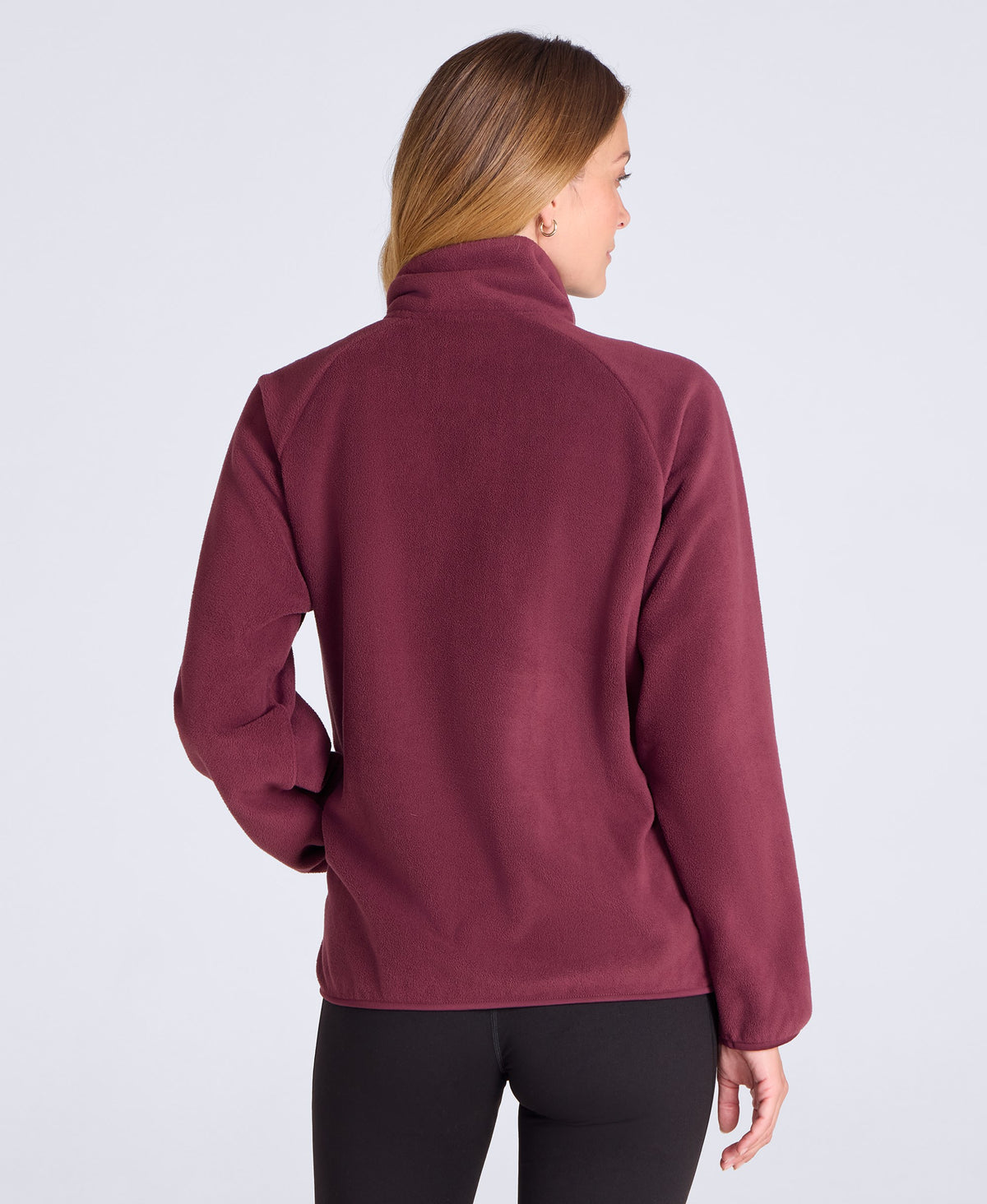 Stockholm Womens Full-Zip Fleece - Burgundy