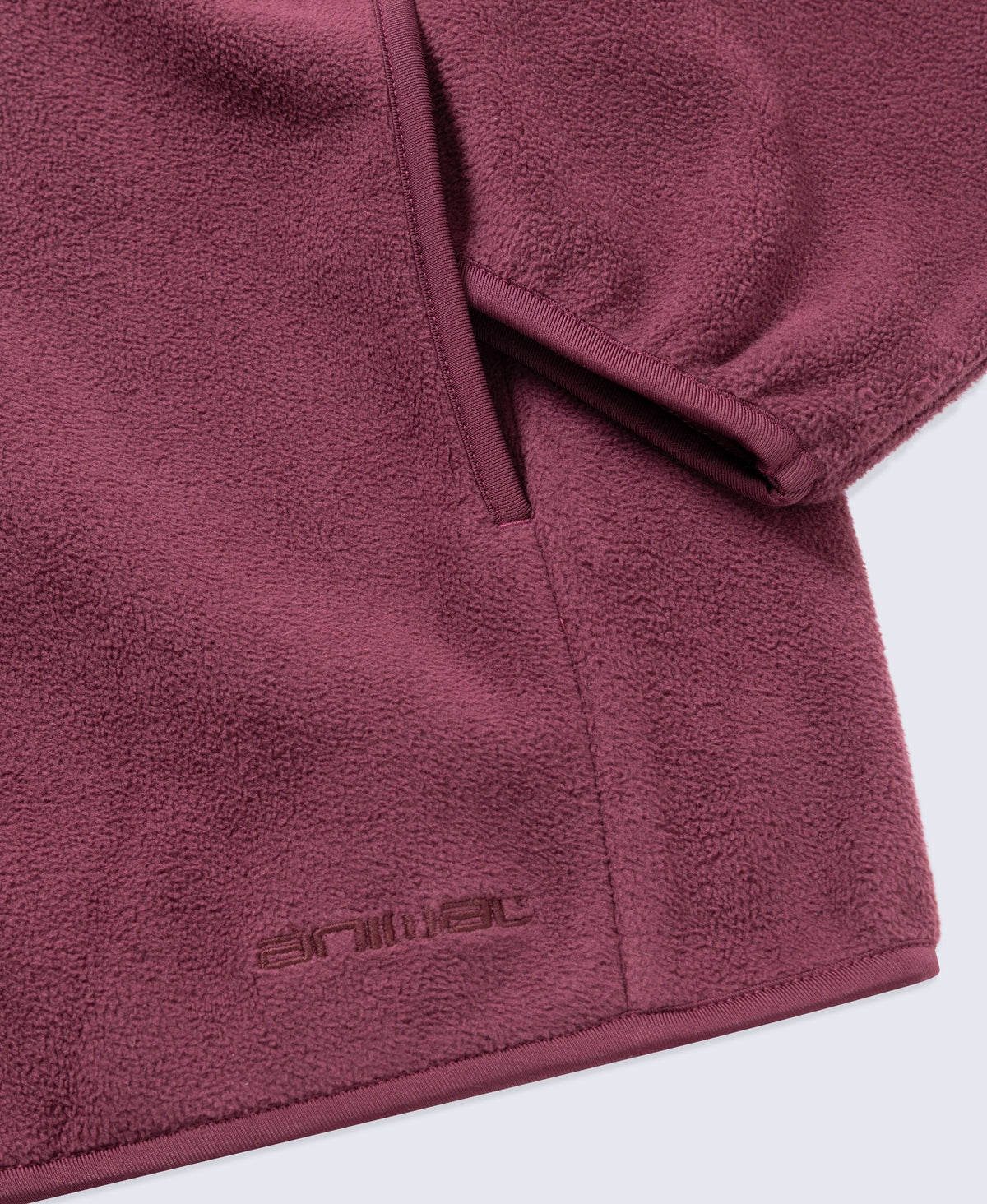 Stockholm Womens Full-Zip Fleece - Burgundy