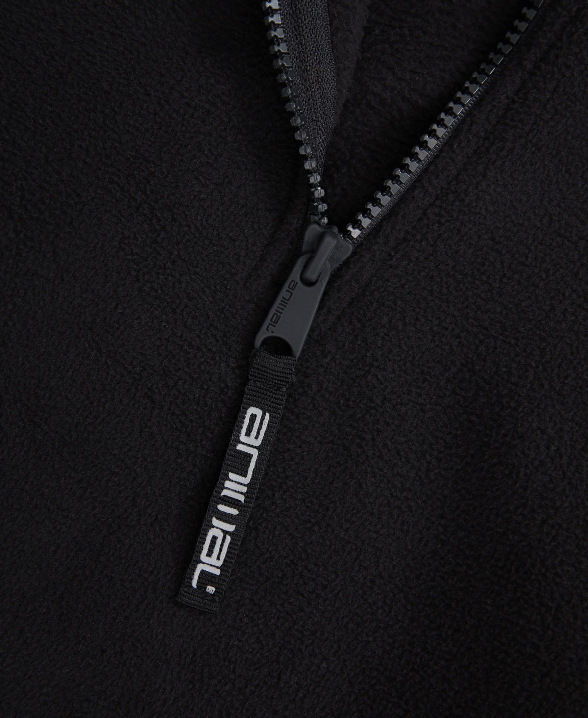 Stockholm Womens Half-Zip Fleece - Black