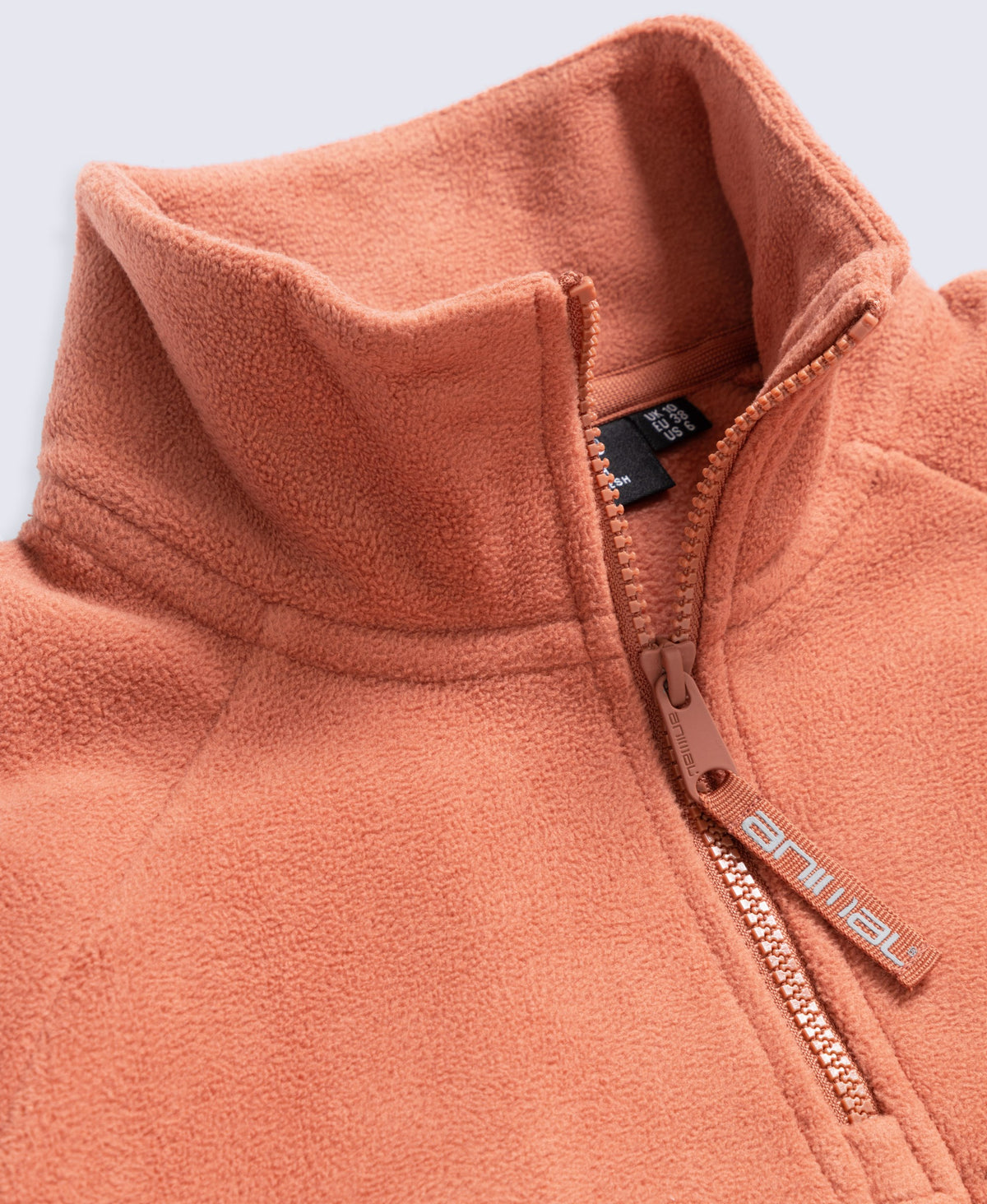 Stockholm Womens Half-Zip Fleece - Rust