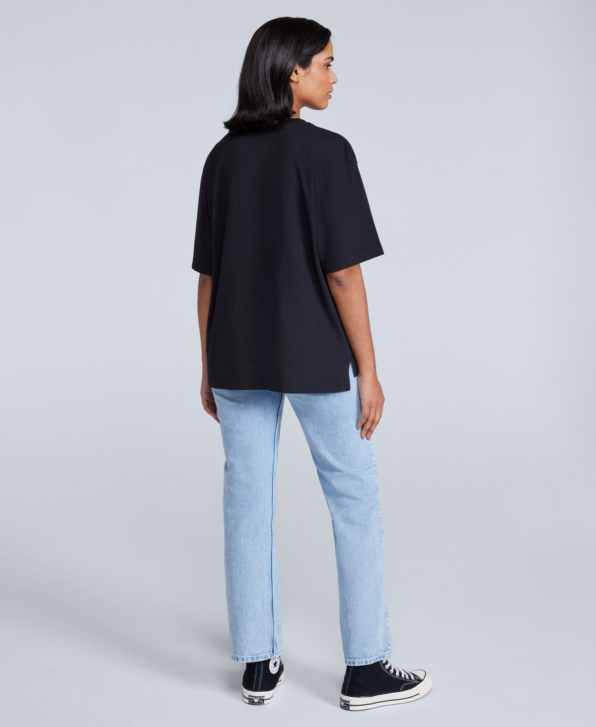 Idol Womens Relaxed Fit T-Shirt - Jet Black