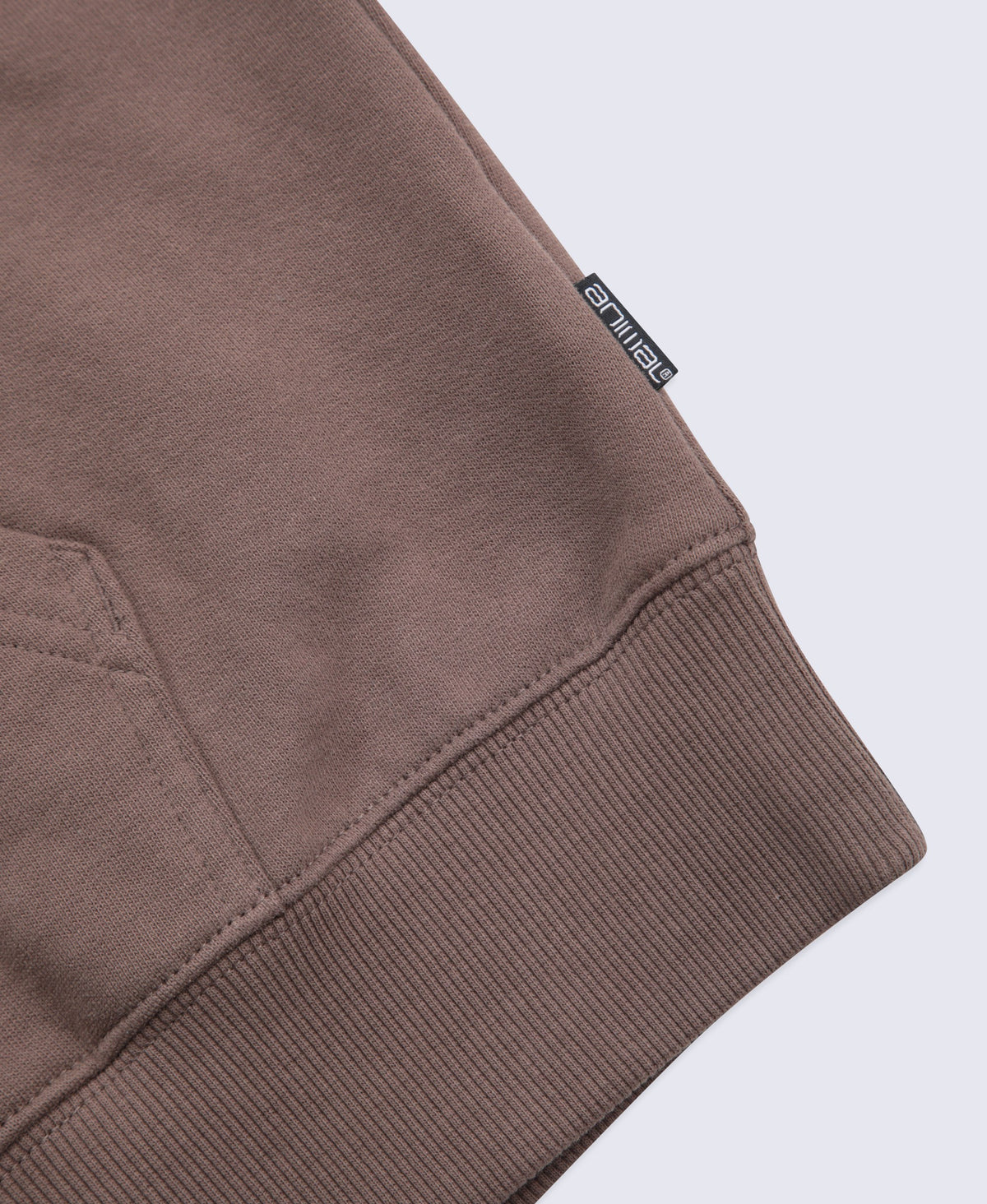 Icon Mens Drop Shoulder Hoodie - Brown