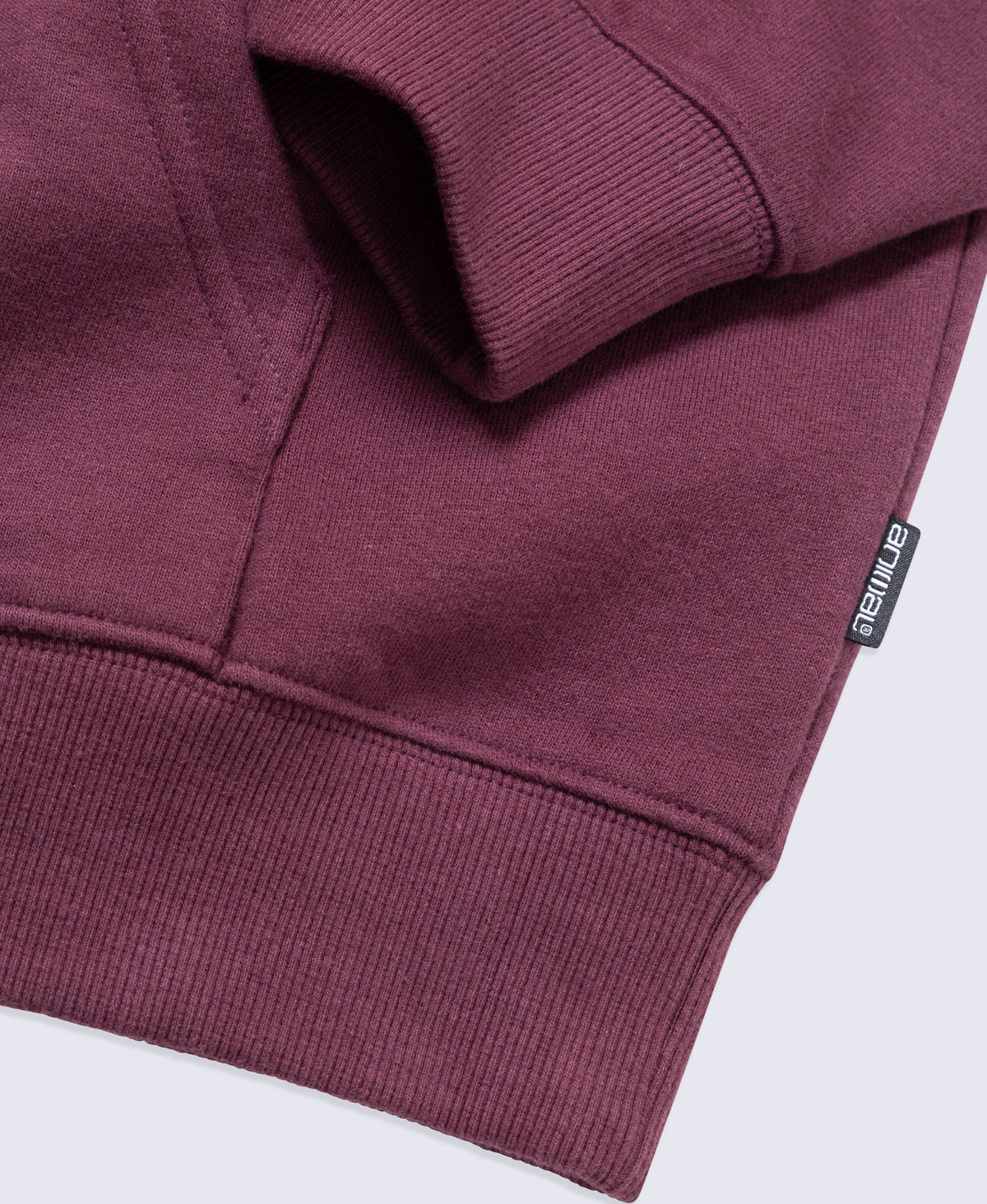 Icon Mens Drop Shoulder Hoodie - Burgundy