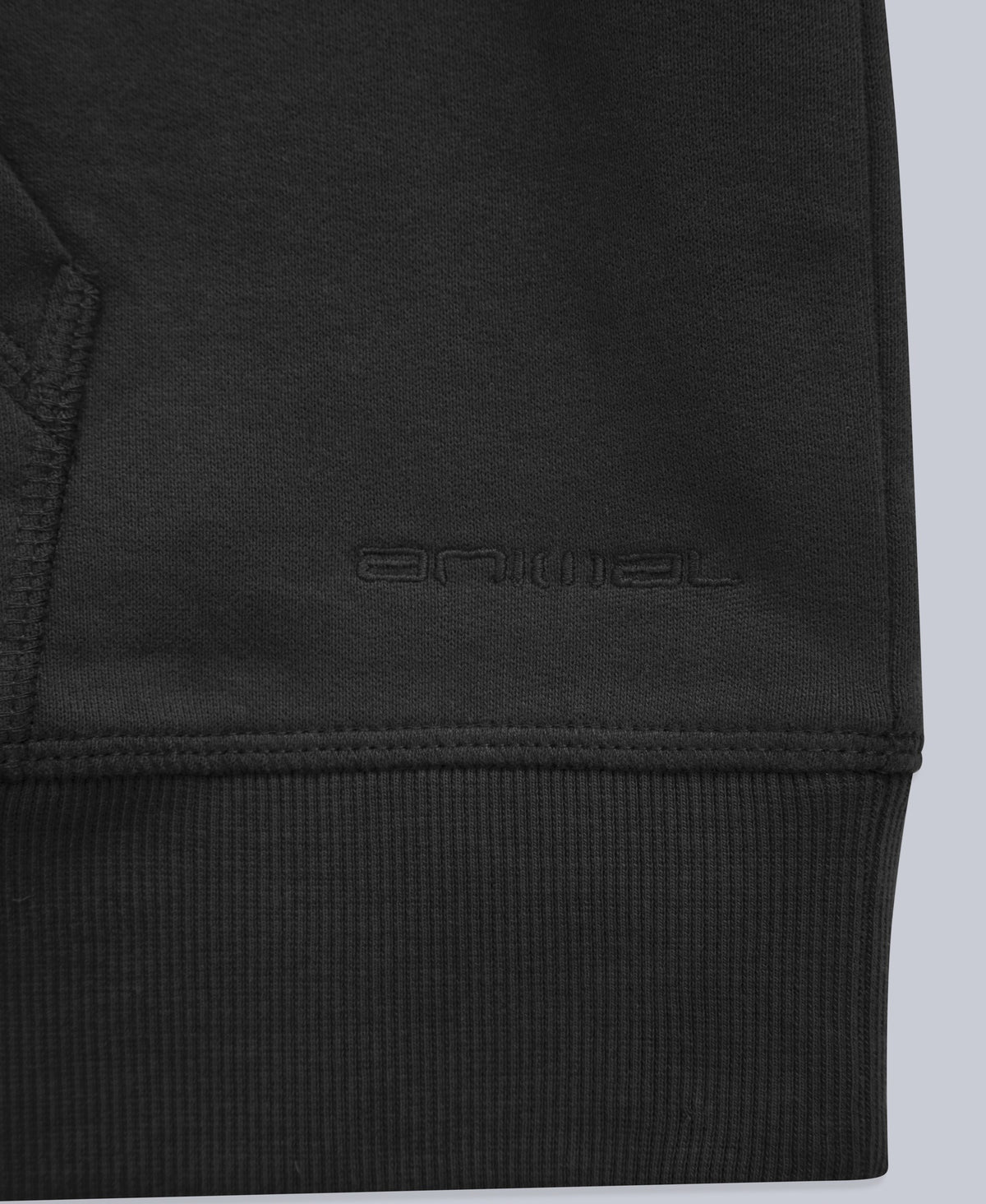 Icon Mens Drop Shoulder Hoodie - Jet Black