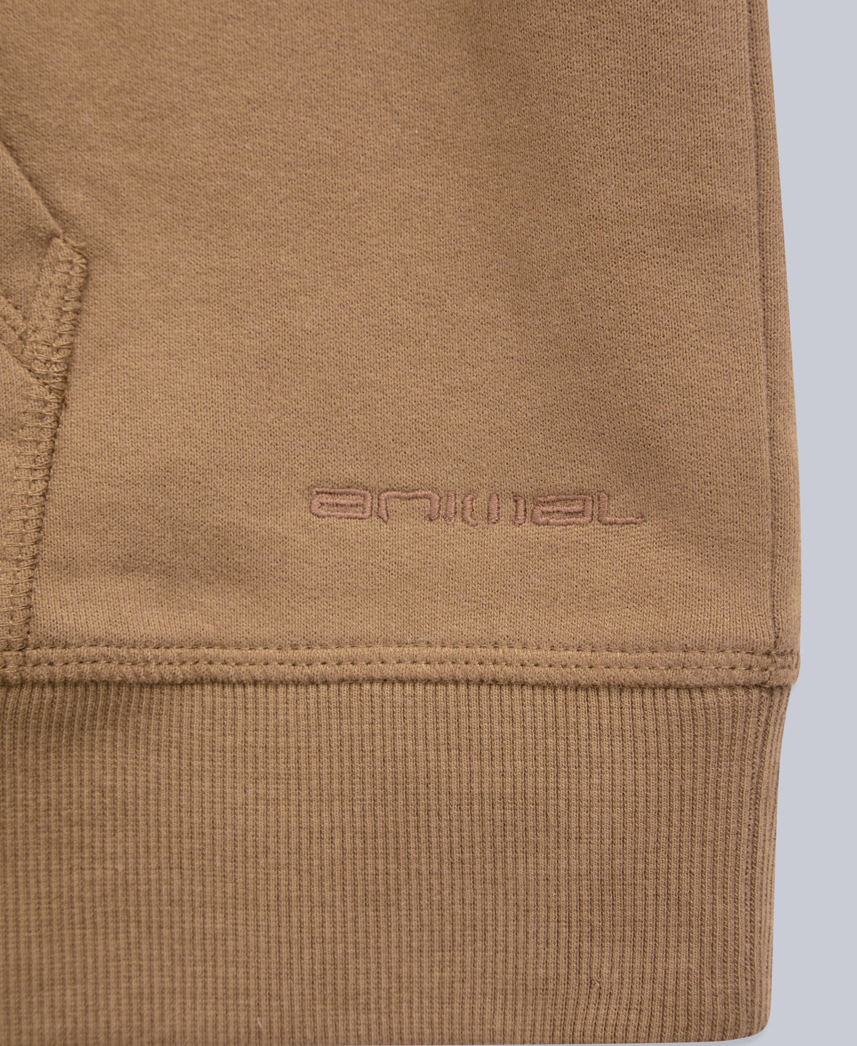 Icon Mens Drop Shoulder Hoodie - Taupe