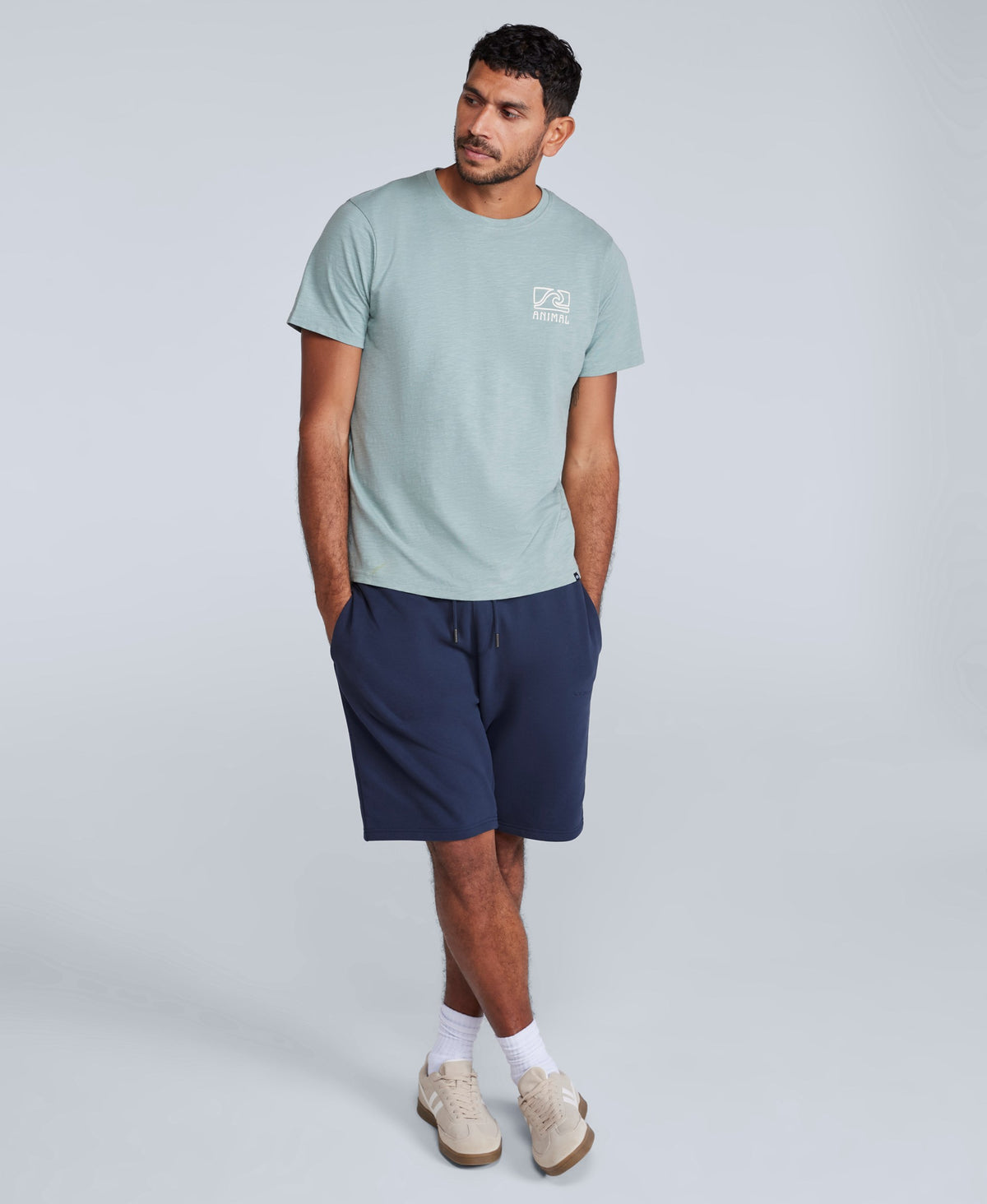 Driver Mens Jogger Shorts - Navy