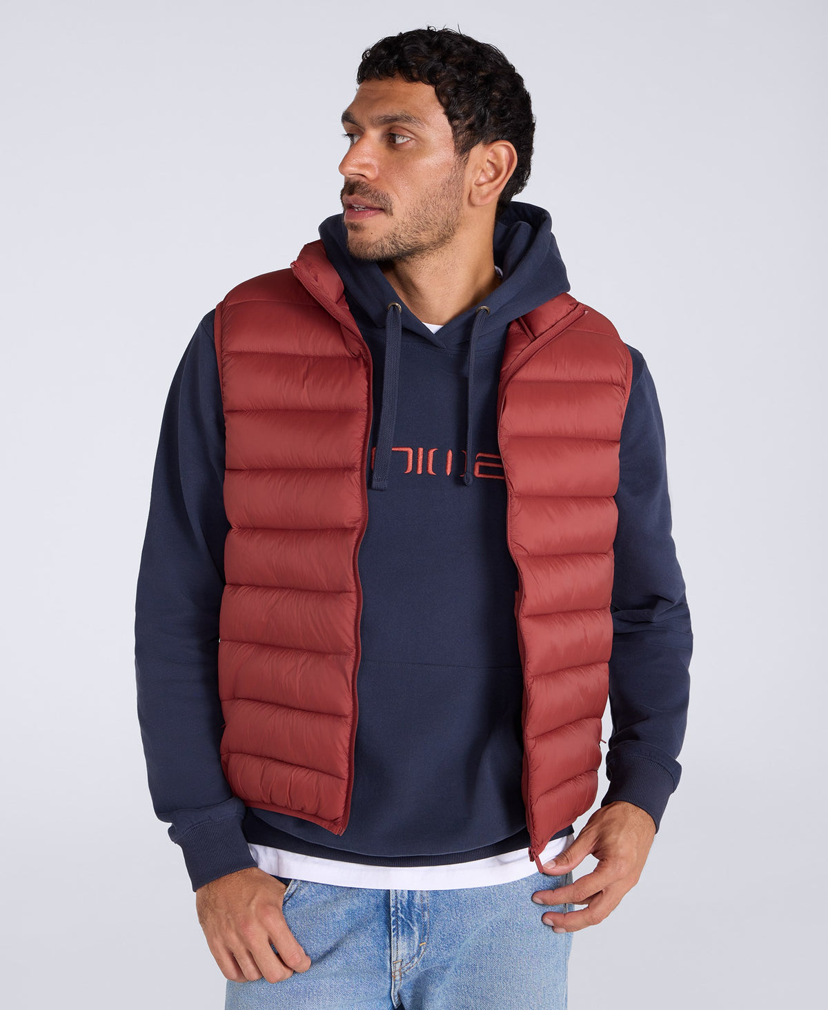 Light Cosi Mens Gilet - Red
