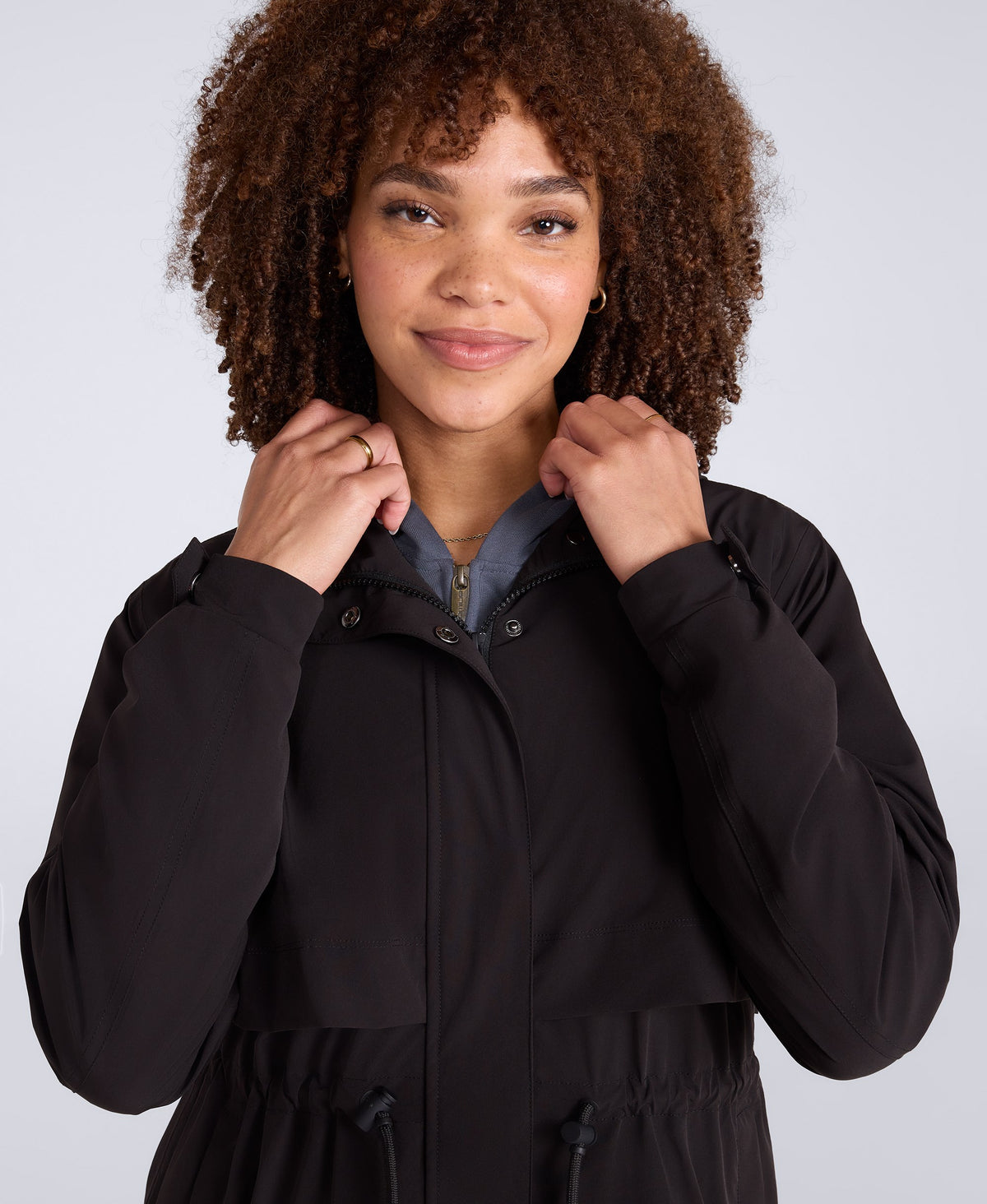 Eden Womens Waterproof Mac - Black