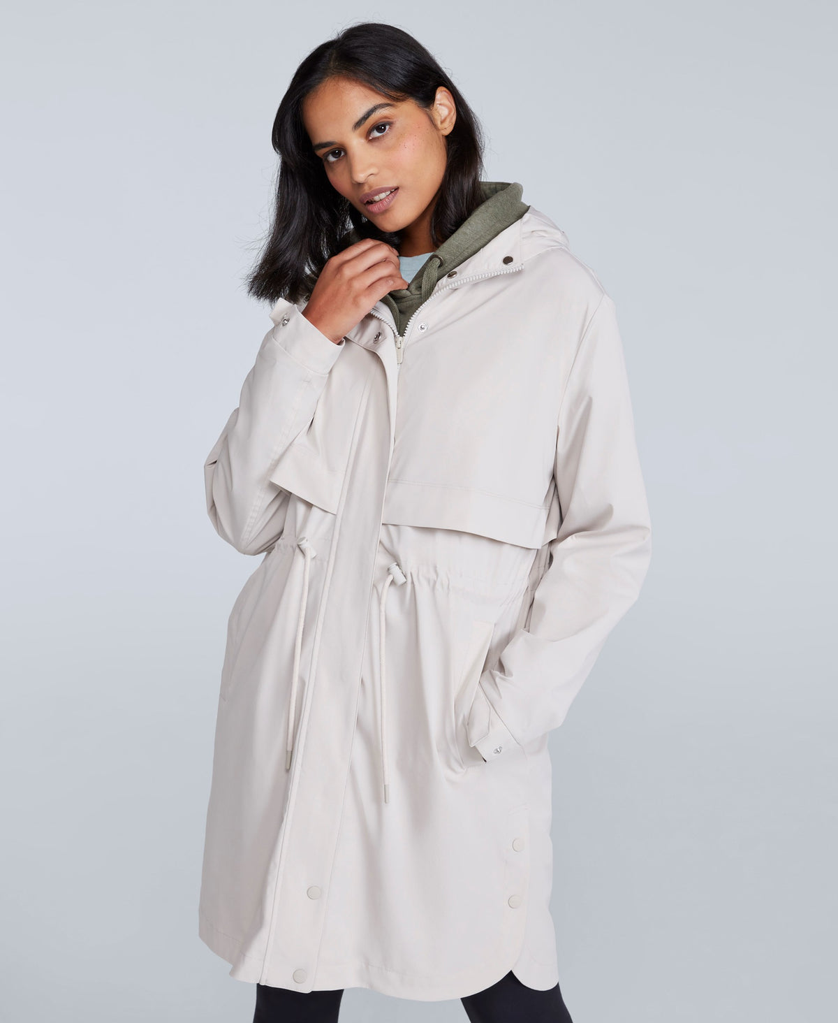 Eden Womens Waterproof Mac - Light Beige