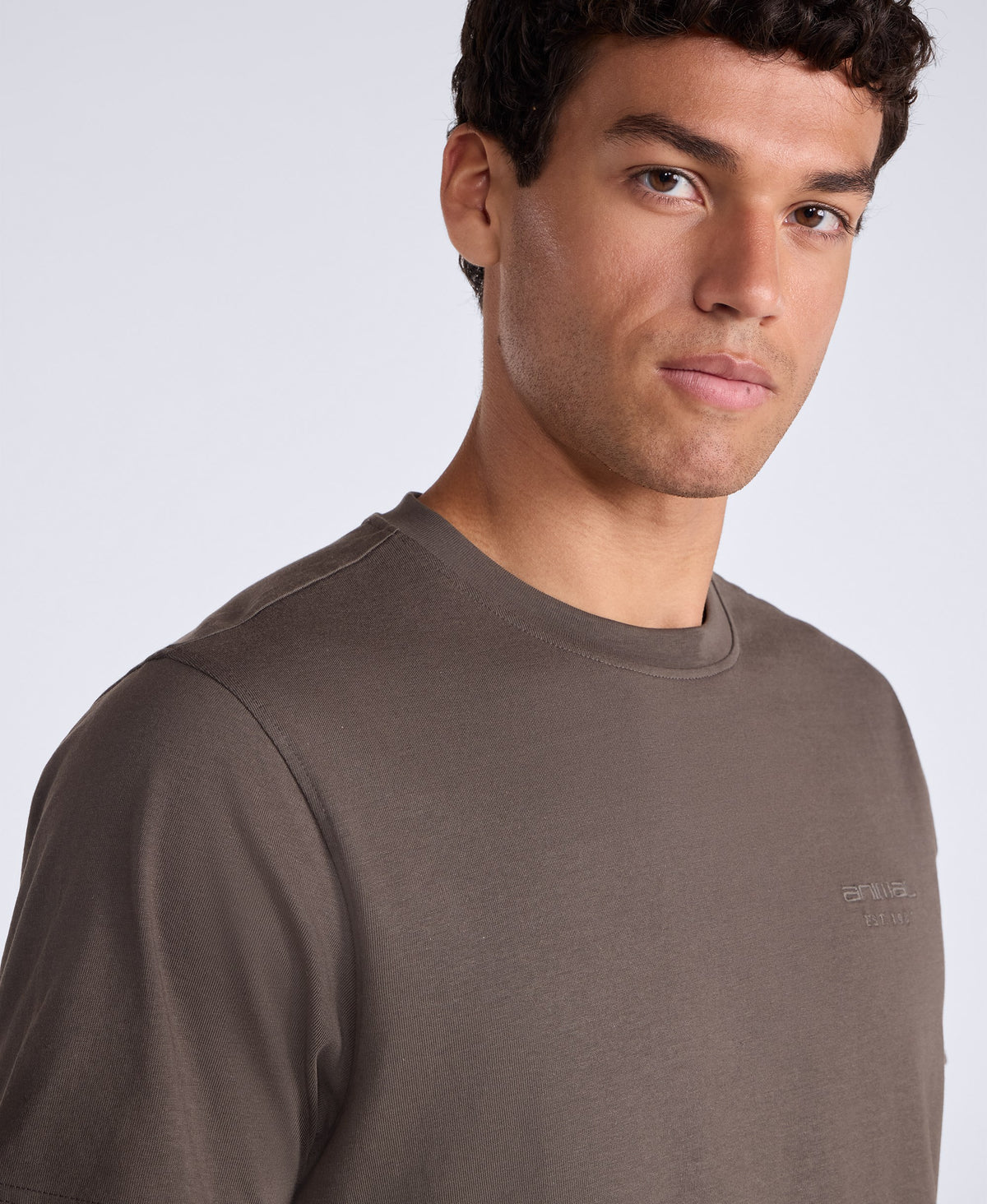 Otis Mens Oversized T-Shirt - Dark Khaki