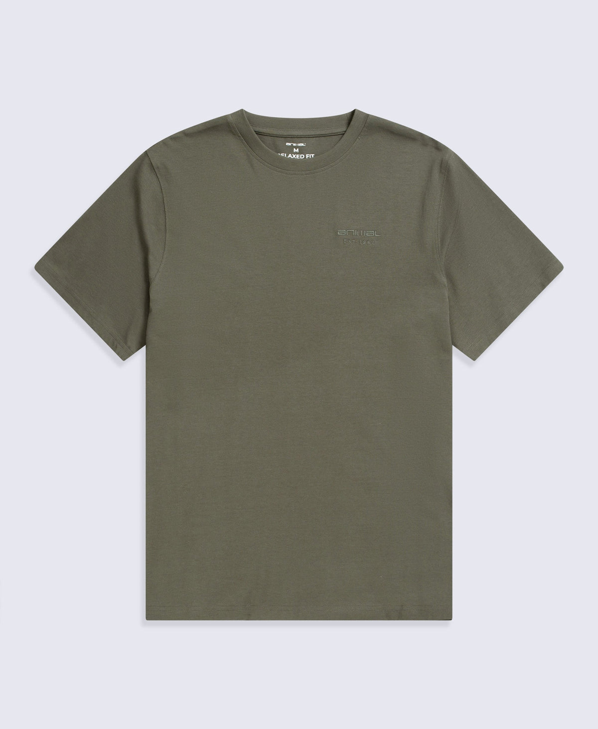 Otis Mens Oversized T-Shirt - Dark Khaki
