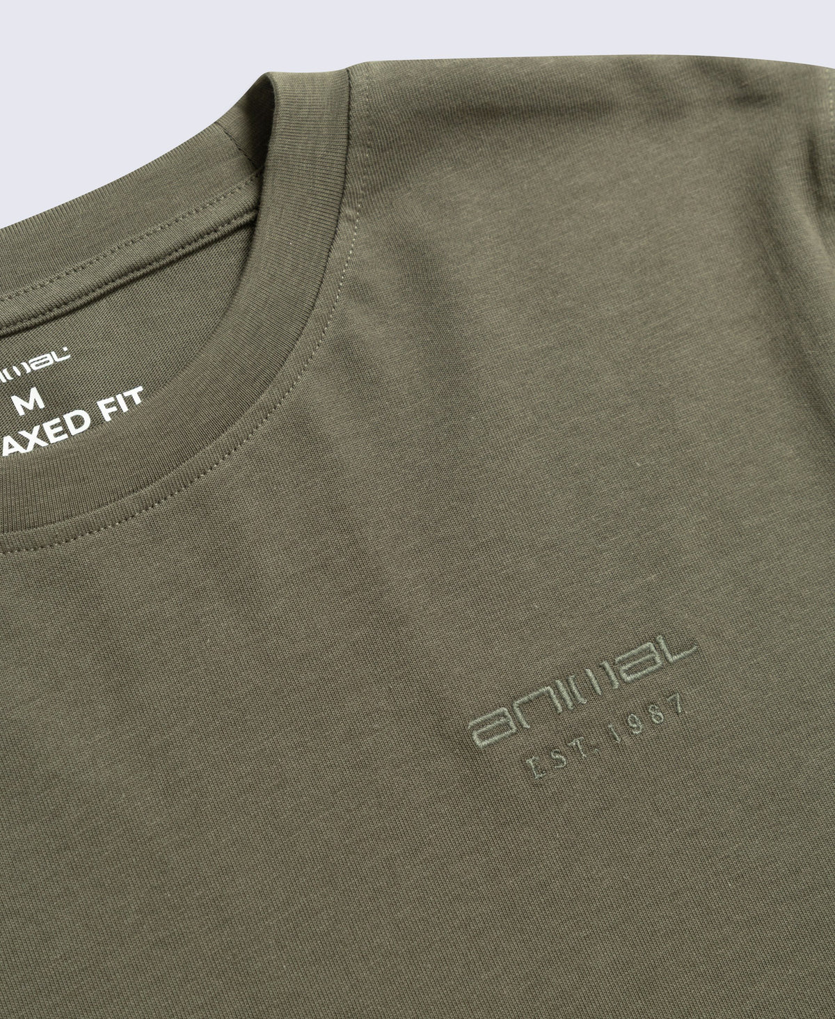 Otis Mens Oversized T-Shirt - Dark Khaki