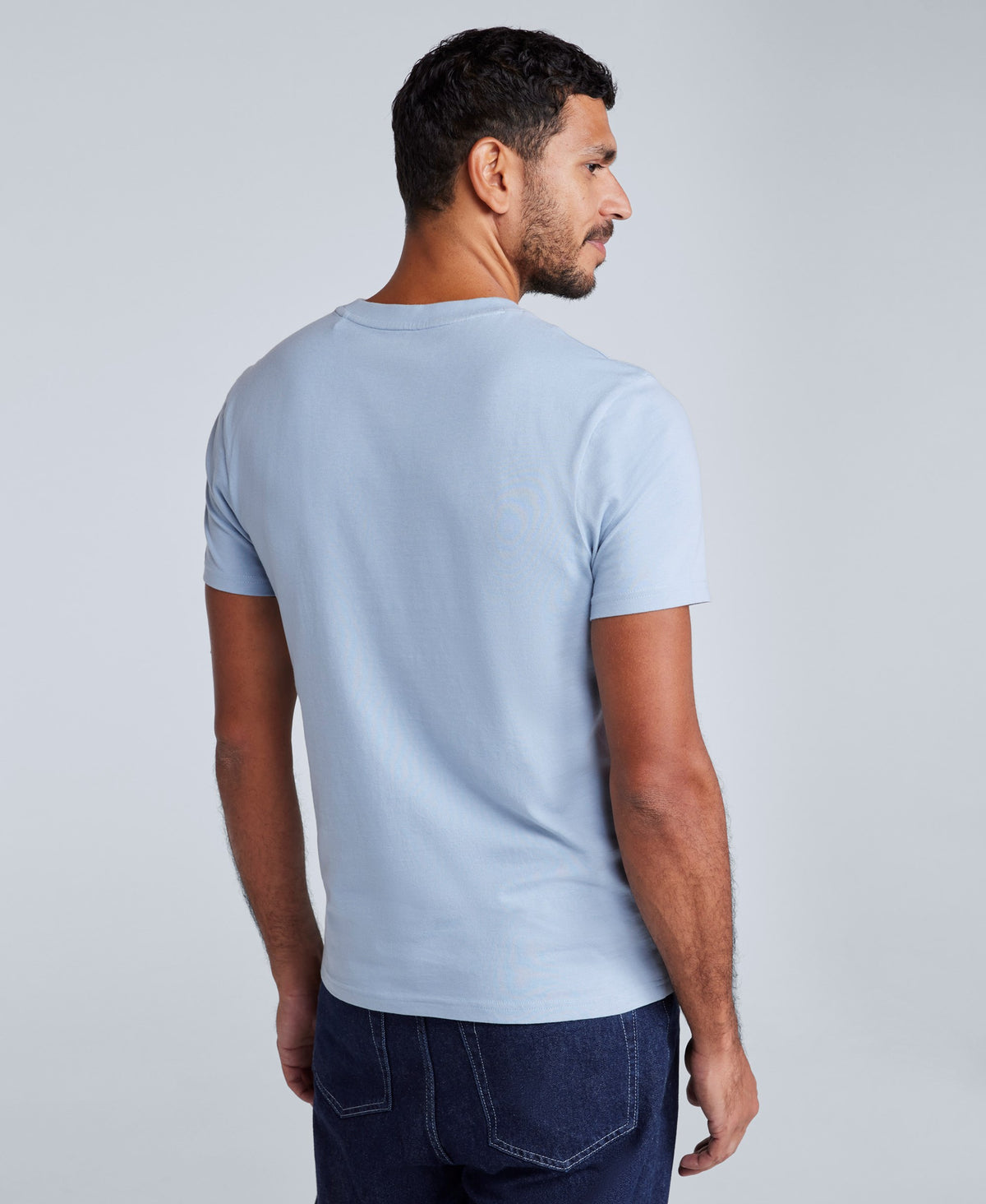 Icon Mens Slim Fit Tee - Light Blue