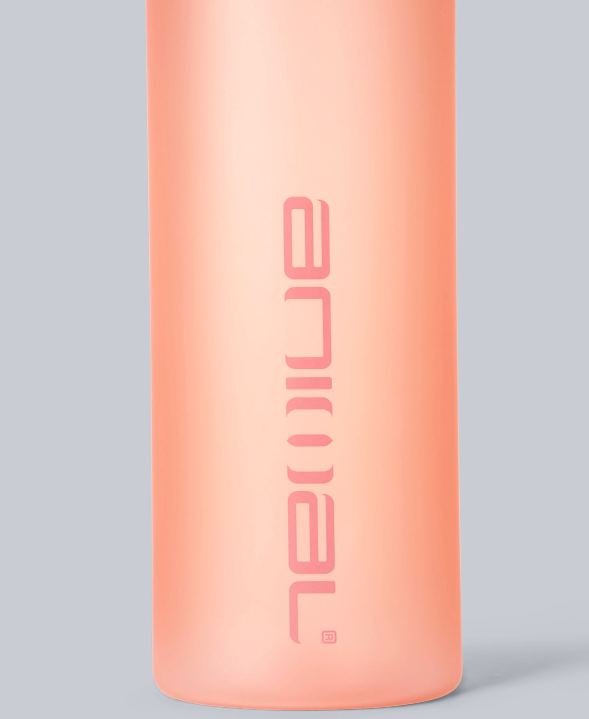 Straw Push Lid Water Bottle 700ml - Bright Orange