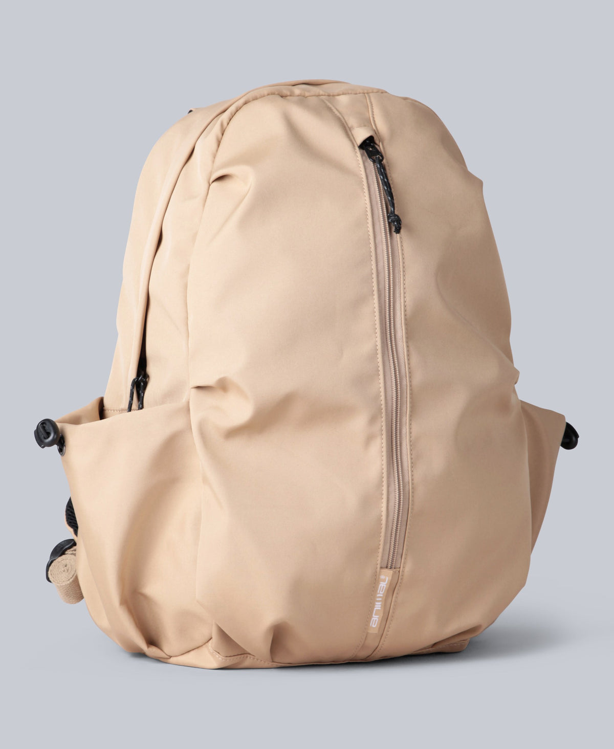 Front Zip Backpack 17L - Beige