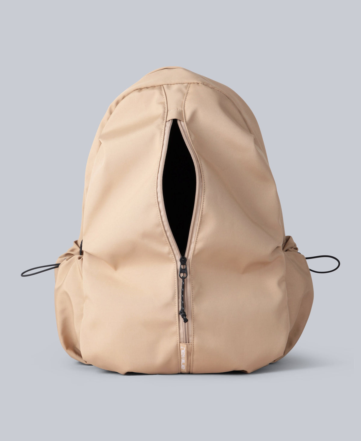 Front Zip Backpack 17L - Beige