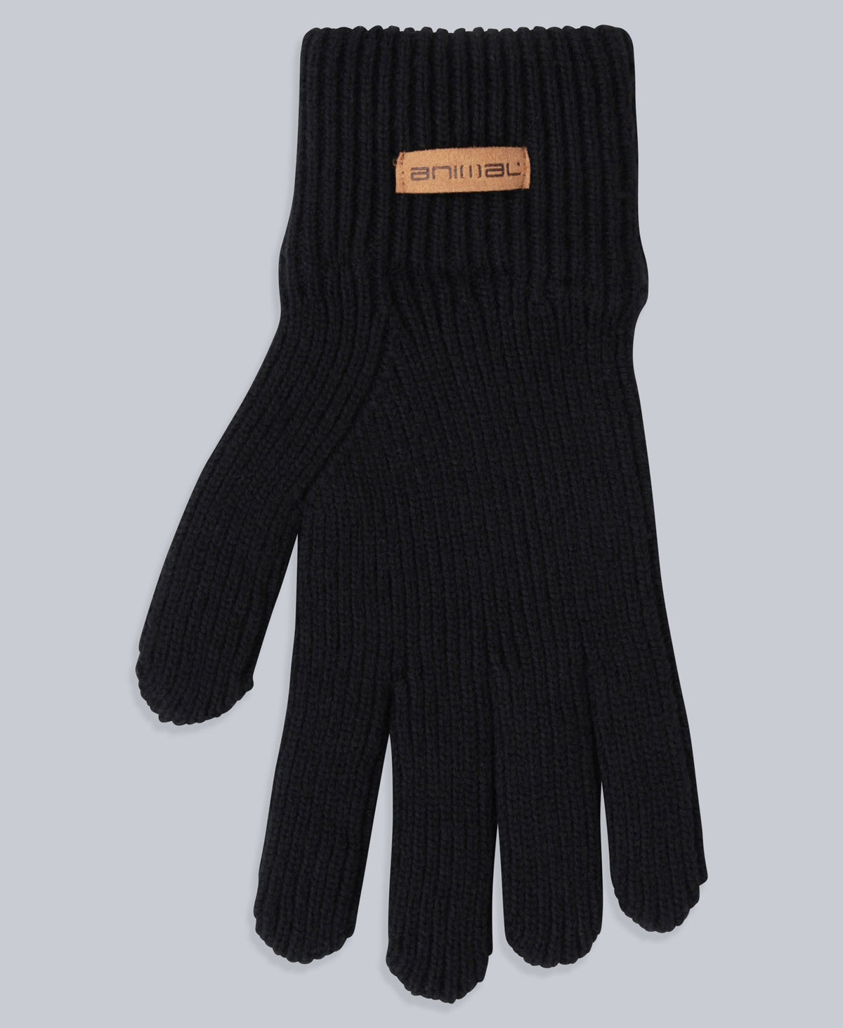 Rowan Mens Knitted Gloves - Black