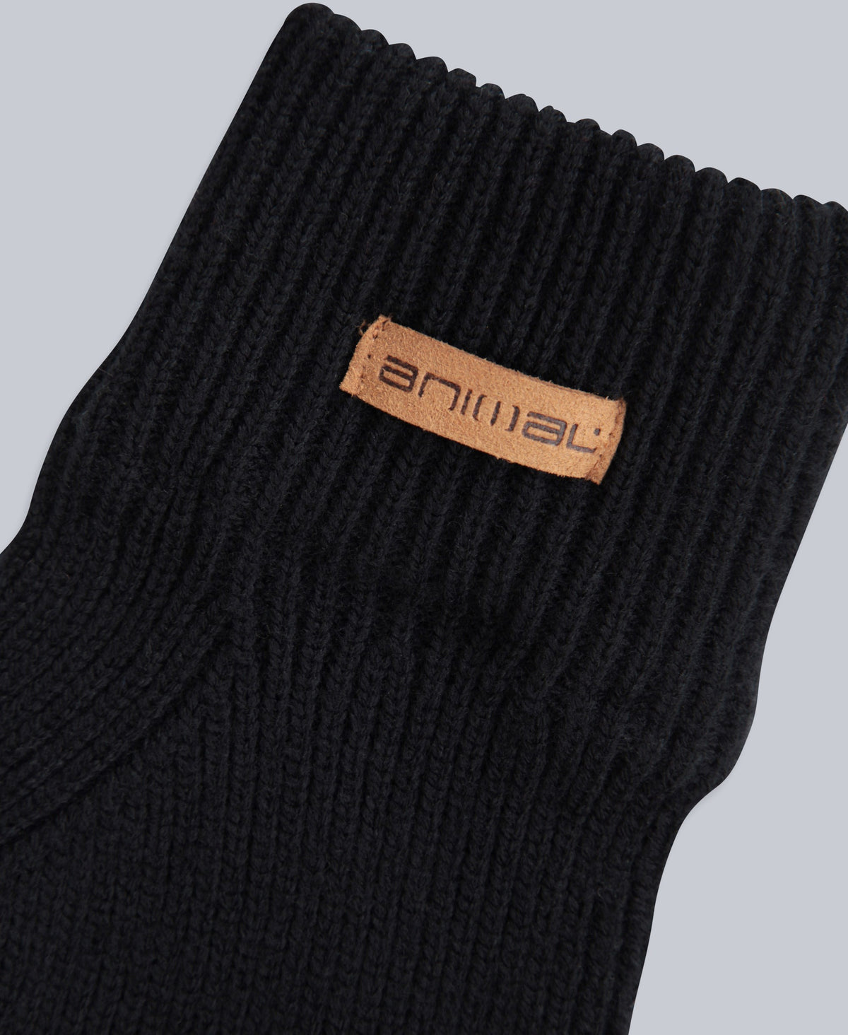 Rowan Mens Knitted Gloves - Black
