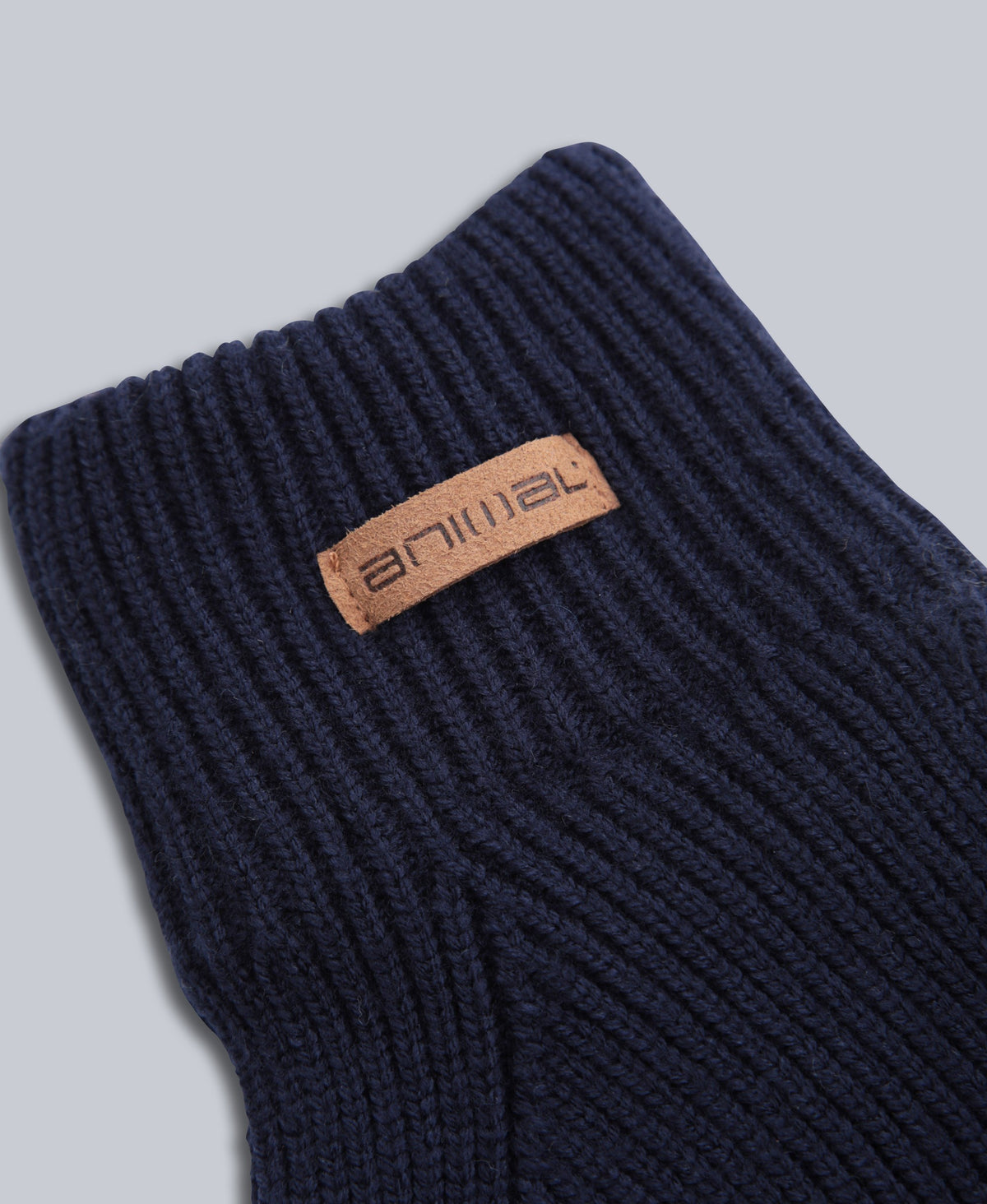 Rowan Mens Knitted Gloves - Navy