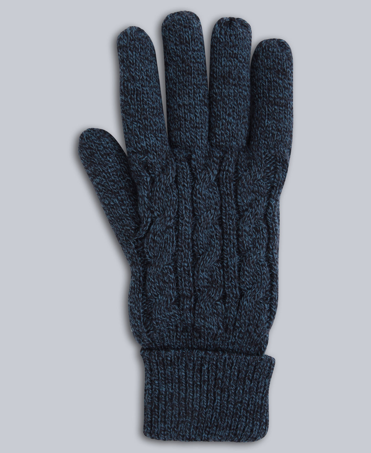 Drew Mens Fur Lined Gloves - Navy