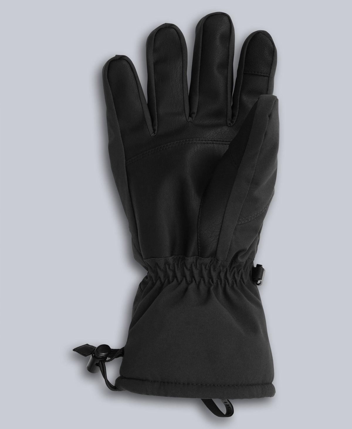 Glacier Mens Herringbone Ski Gloves - Black