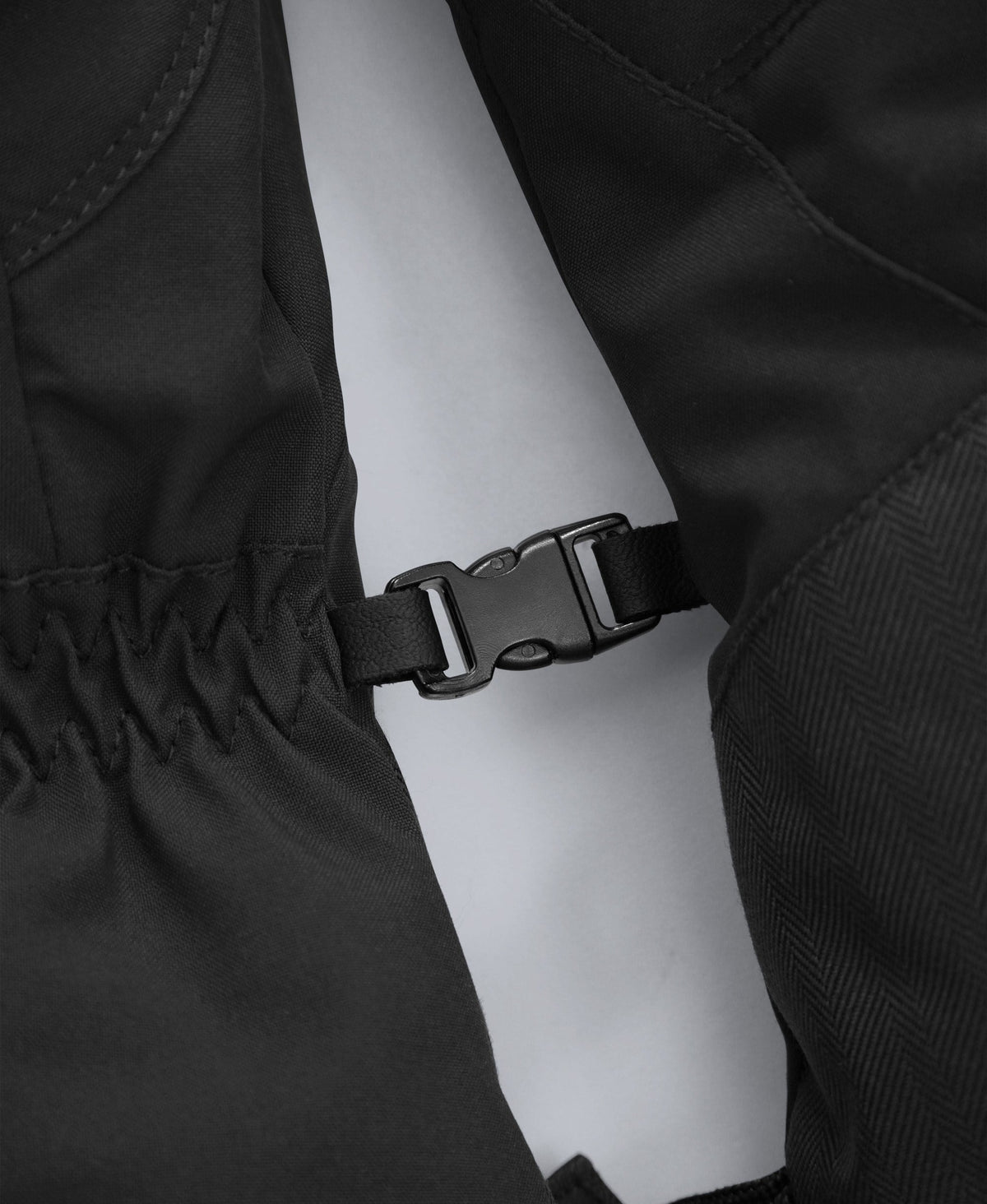 Glacier Mens Herringbone Ski Gloves - Black