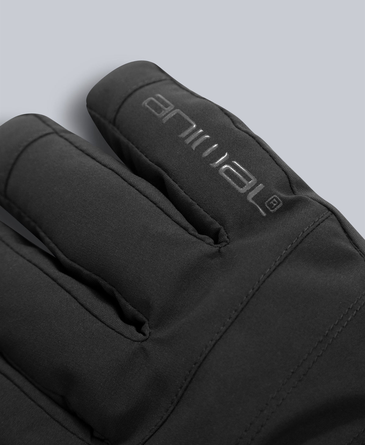 Glacier Mens Herringbone Ski Gloves - Black