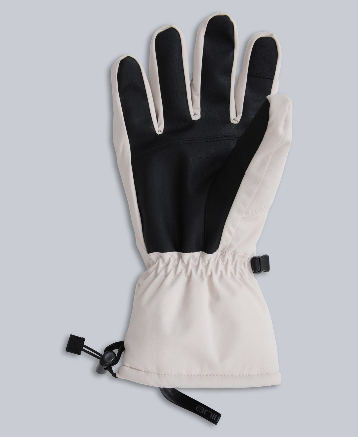 Glacier Mens Herringbone Ski Gloves - Off White