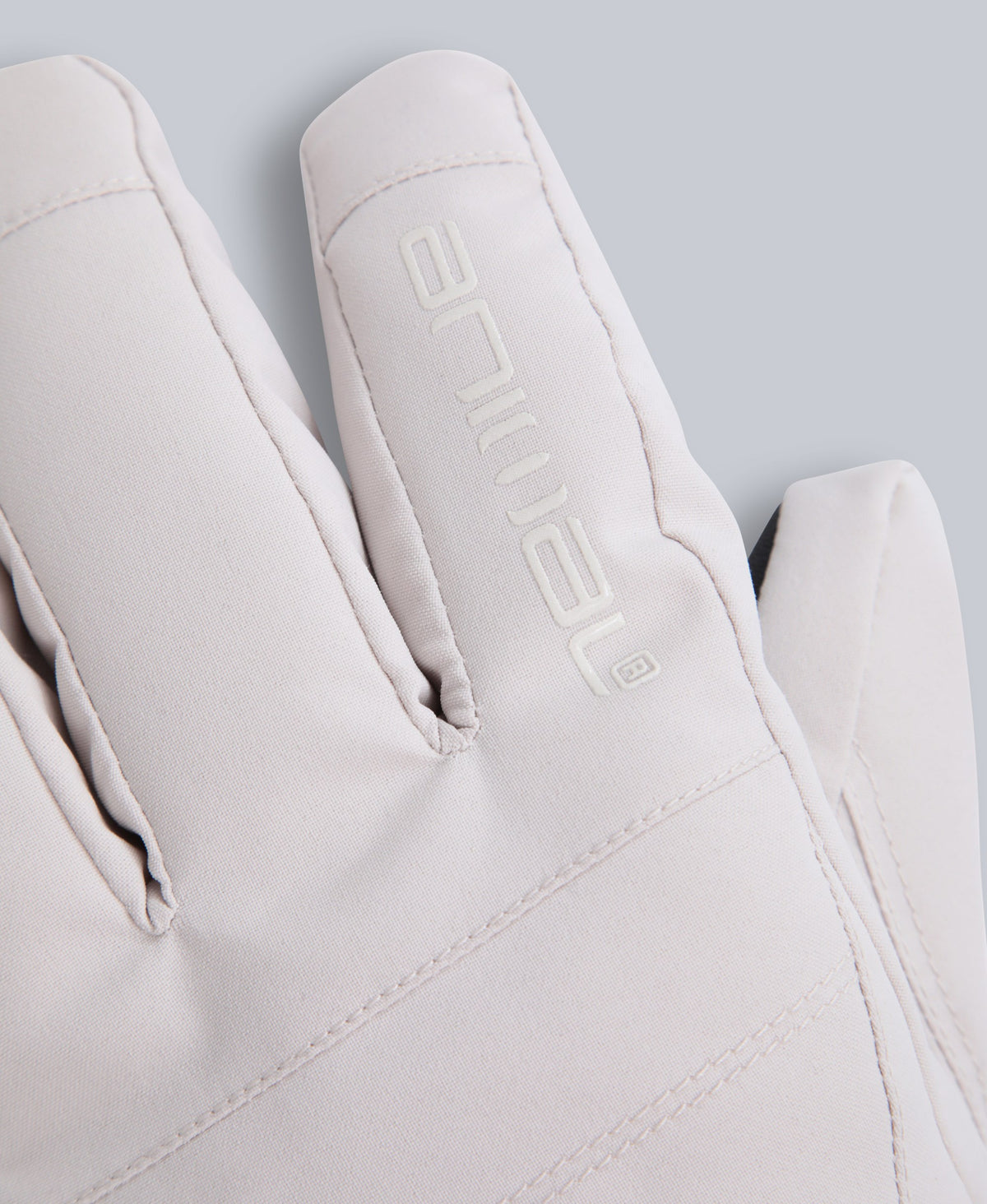 Glacier Mens Herringbone Ski Gloves - Off White
