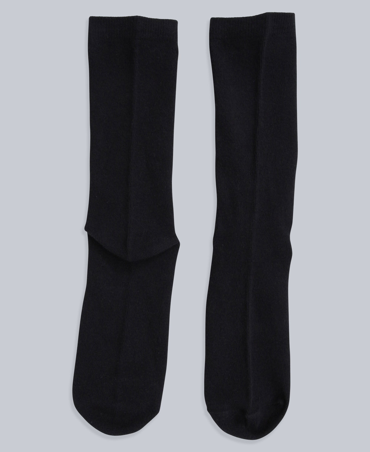 Haiden Cotton Rich Mens Mid-Calf Socks- 5 Packs - Black