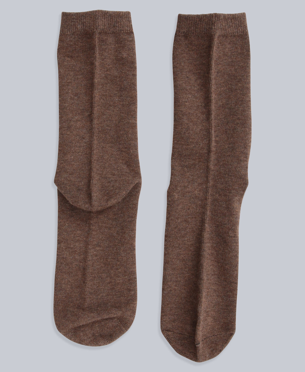 Haiden Cotton Rich Mens Mid-Calf Socks- 5 Packs - Light Beige