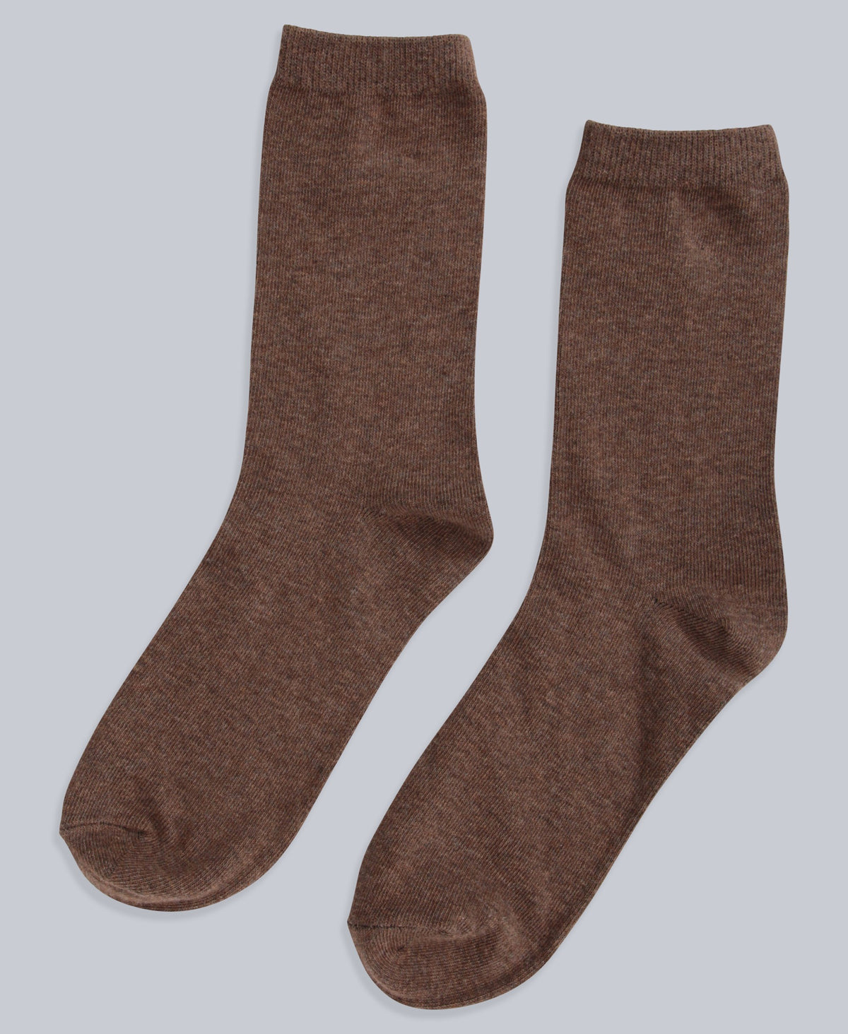 Haiden Cotton Rich Mens Mid-Calf Socks- 5 Packs - Light Beige