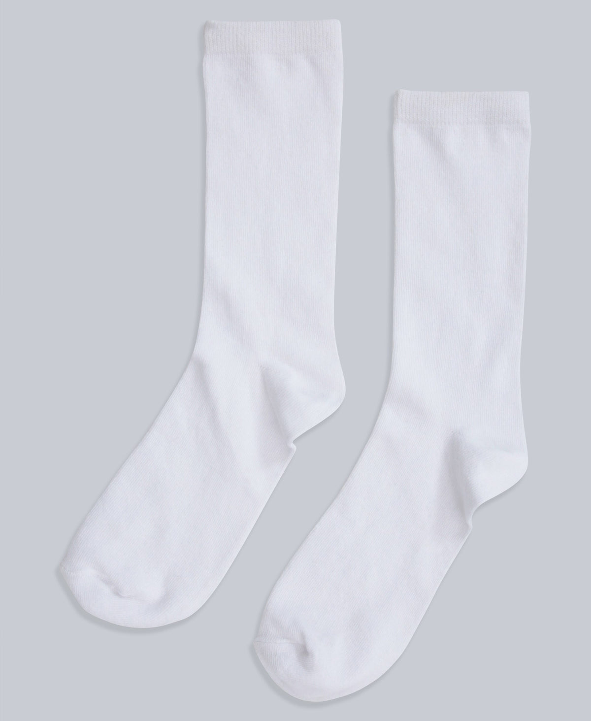 Haiden Cotton Rich Mens Mid-Calf Socks- 5 Packs - White