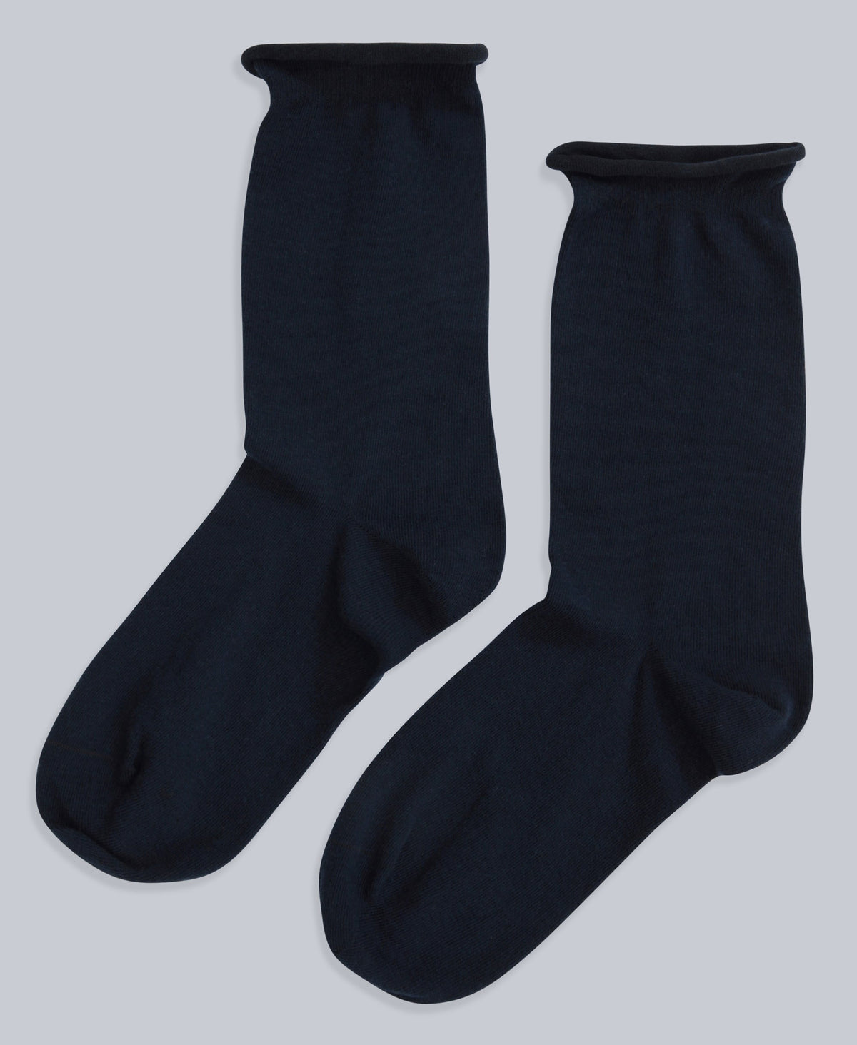 Isla Womens Roll Hem Mid Calf Socks- 3 Packs - Light Beige