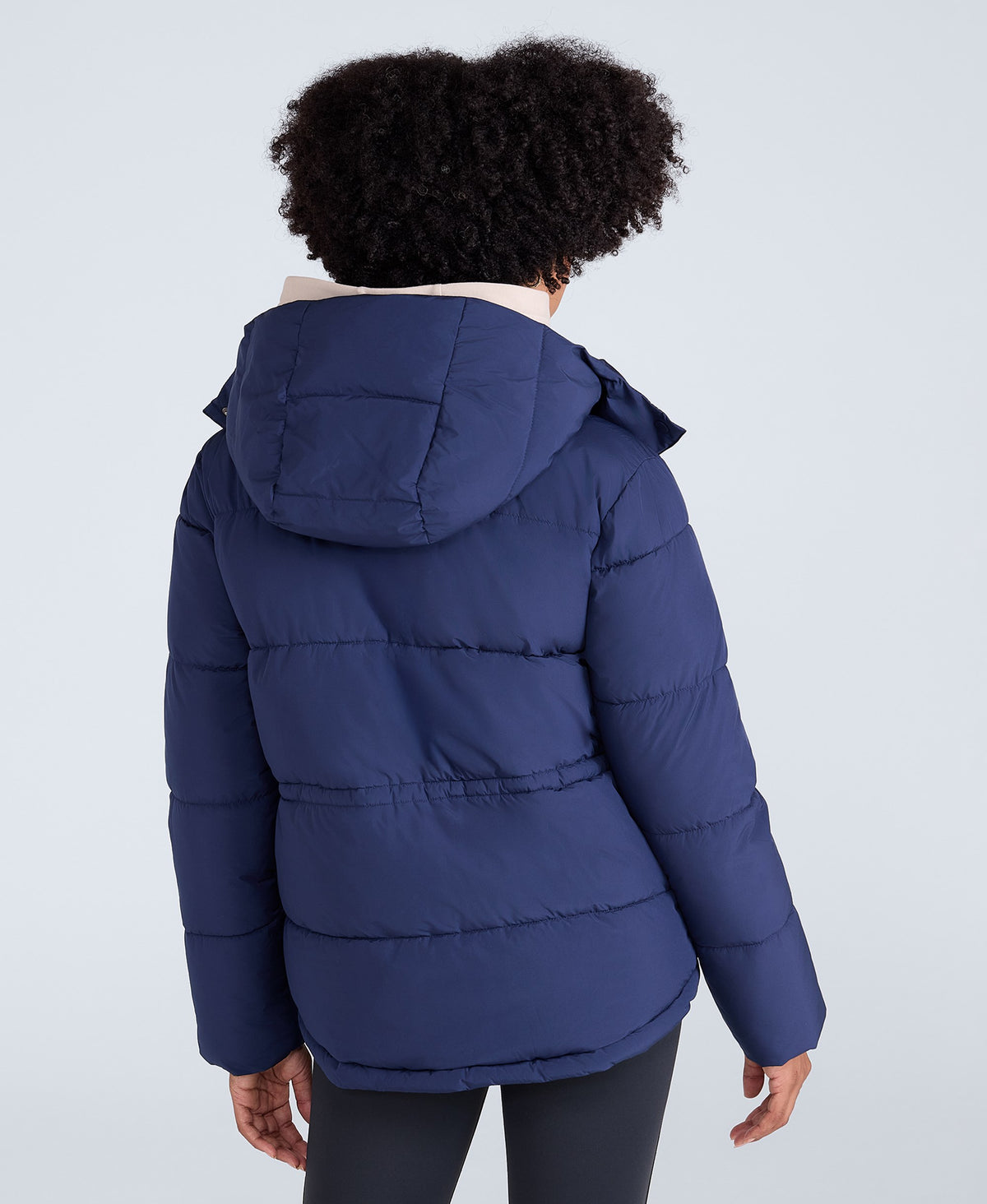 Maeve Womens Puffer Jacket - Navy
